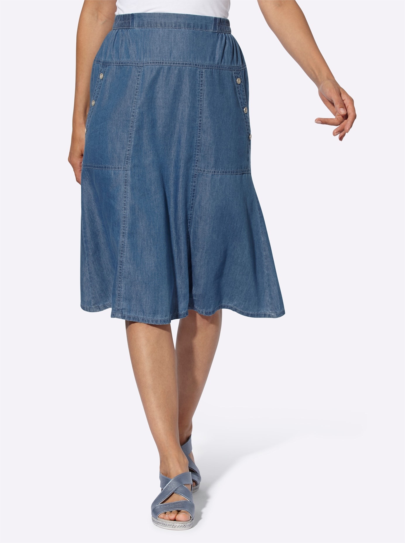 Classic Basics Jeansrock