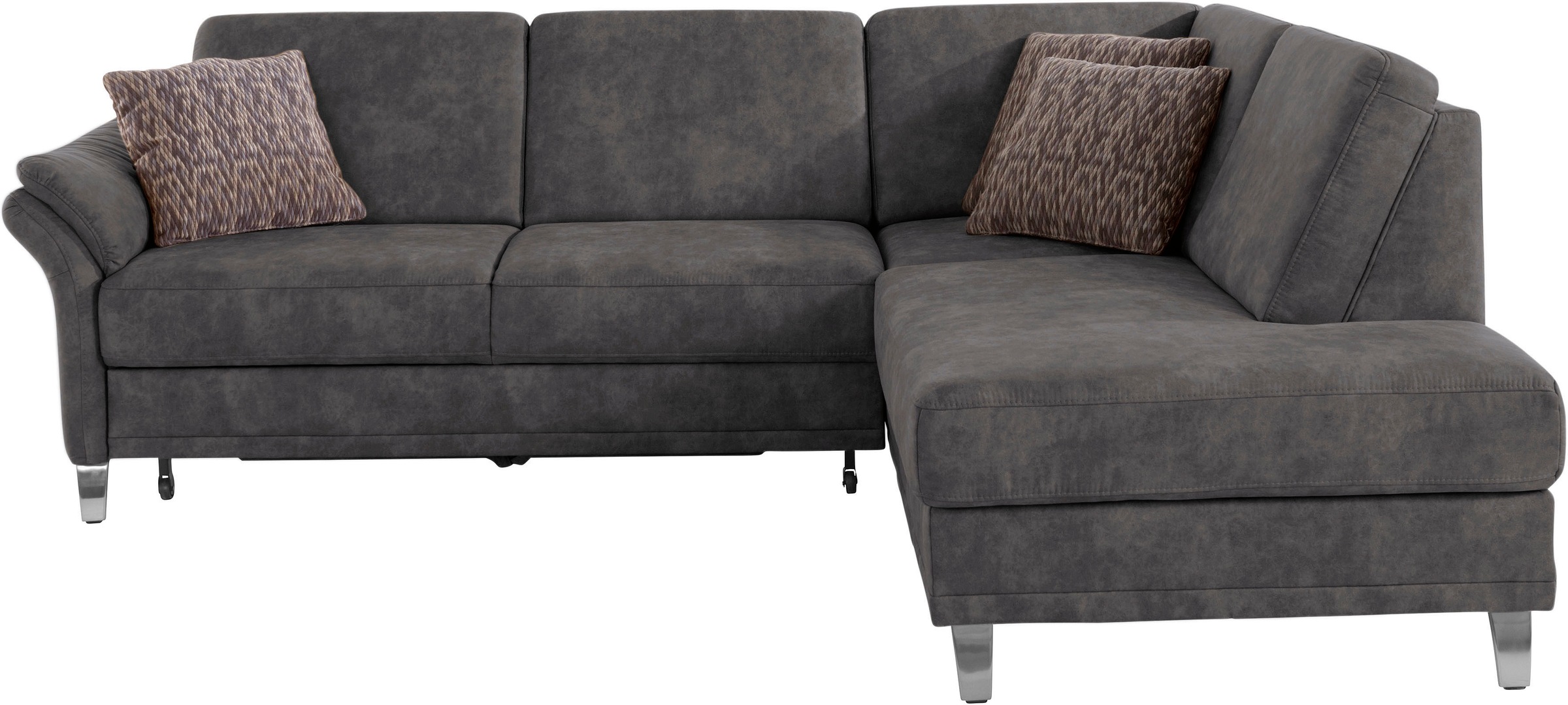 sit&more Ecksofa »Clio L-Form«, wahlweise mit Bettfunktion und Bettkasten, inklusive Federkern