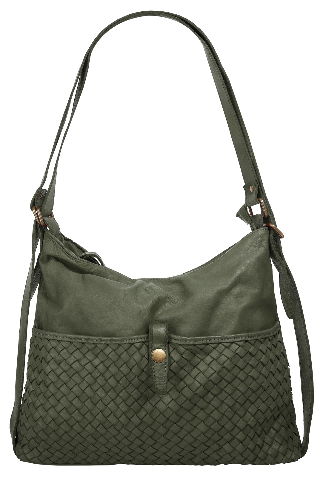 Samantha Look Shopper echt Leder, Made in Italy