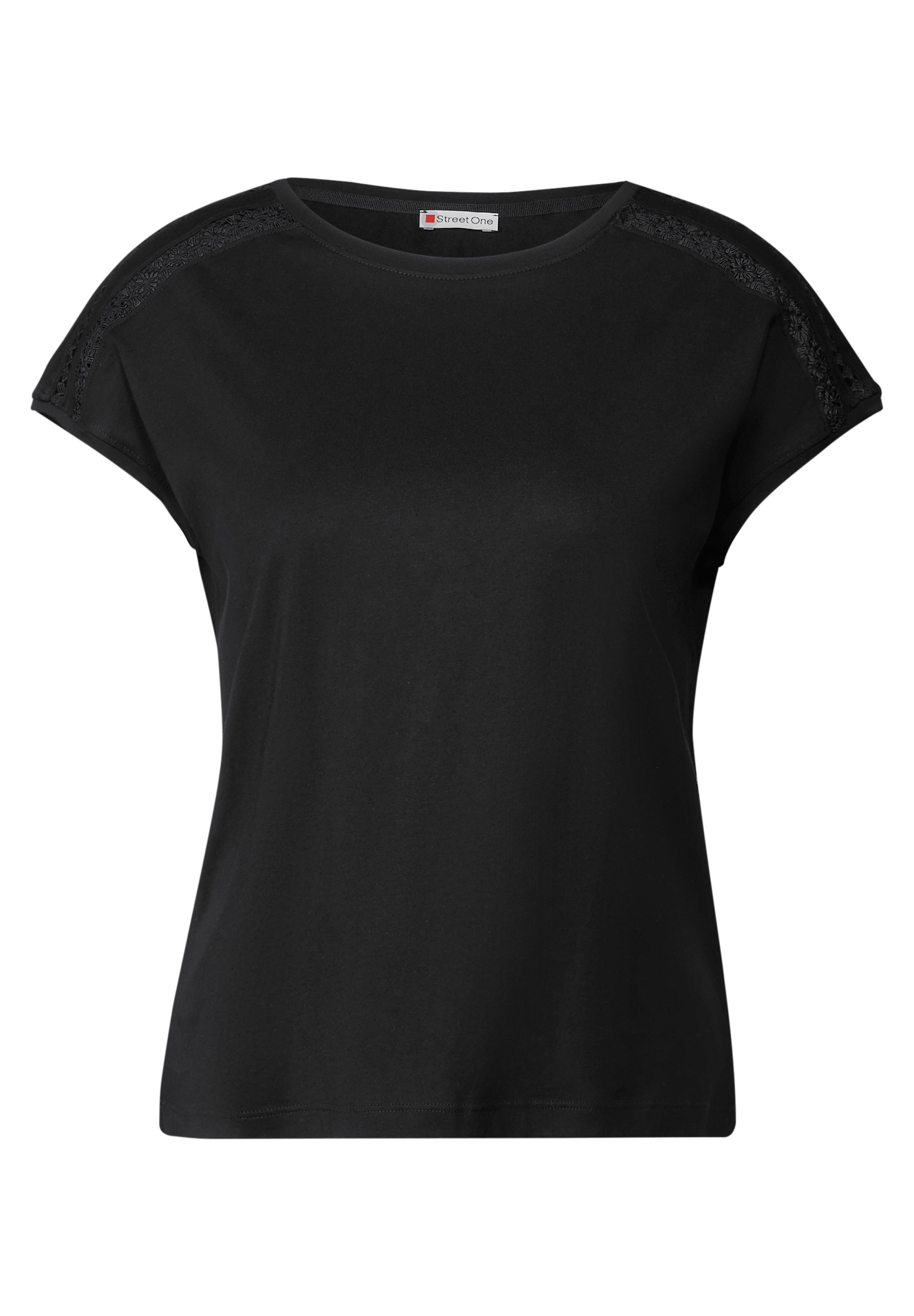 STREET ONE T-Shirt, mit Häkeldetails