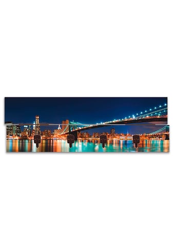 Garderobenleiste »New York Skyline Brooklyn Bridge«