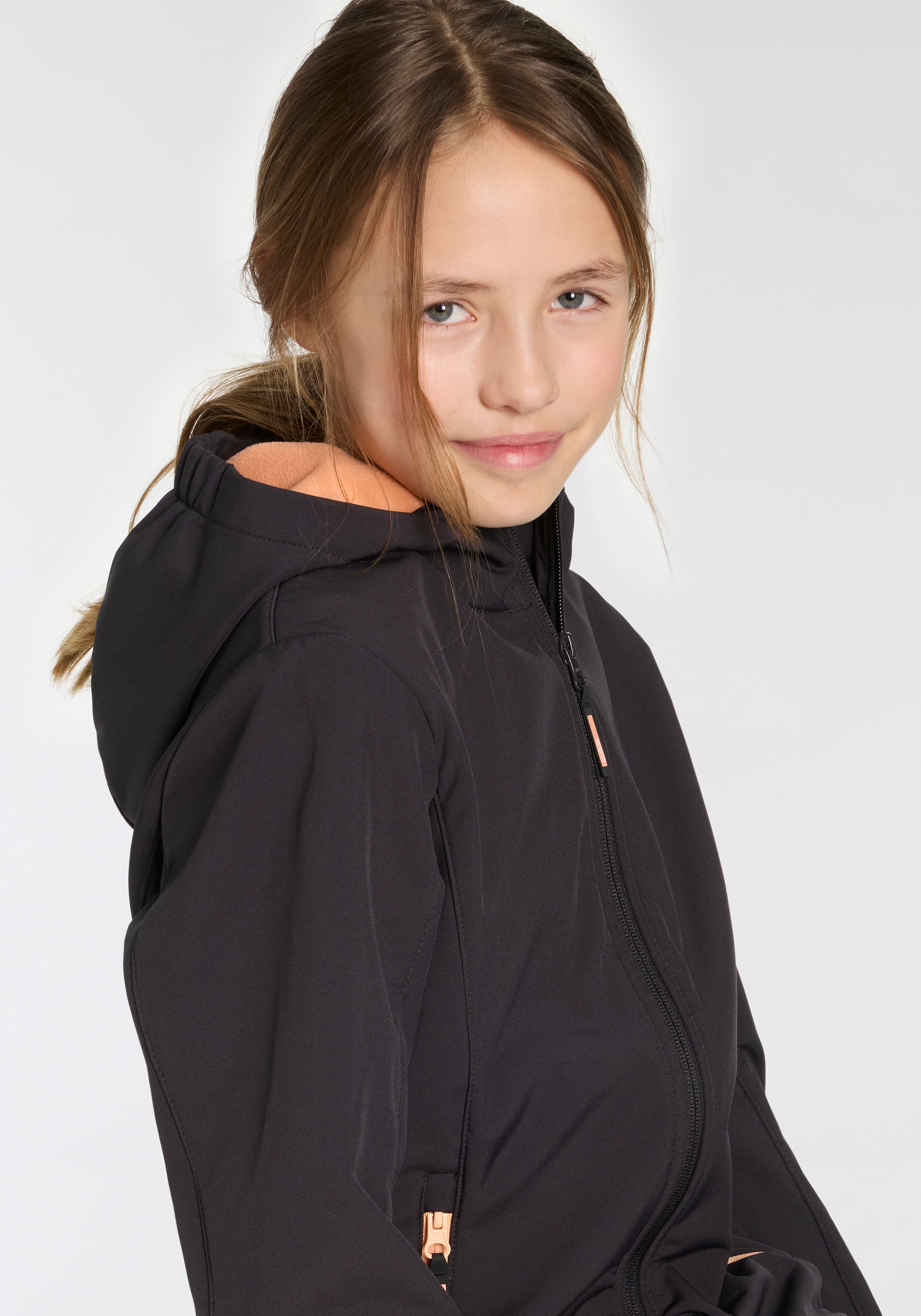 CMP Softshelljacke »KID G JACKET FIX HOOD für Kinder43405465«, mit Kapuze, Atmungsaktiv & Wasserabweisend & Windabweisend & für Kinder