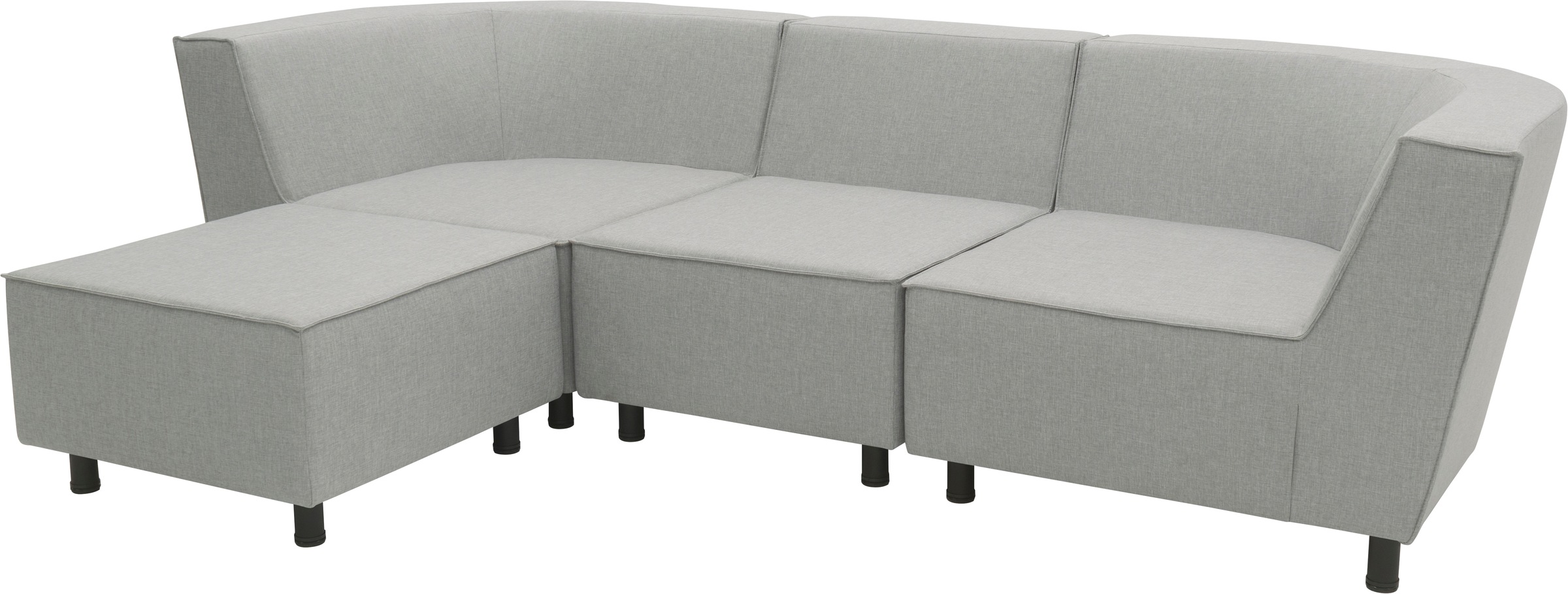DOMO collection Ecksofa »Sonna, individuell zusammenstellbar L-Form«, Gartenlounge-Set oder Einzelelemente, Outdoor