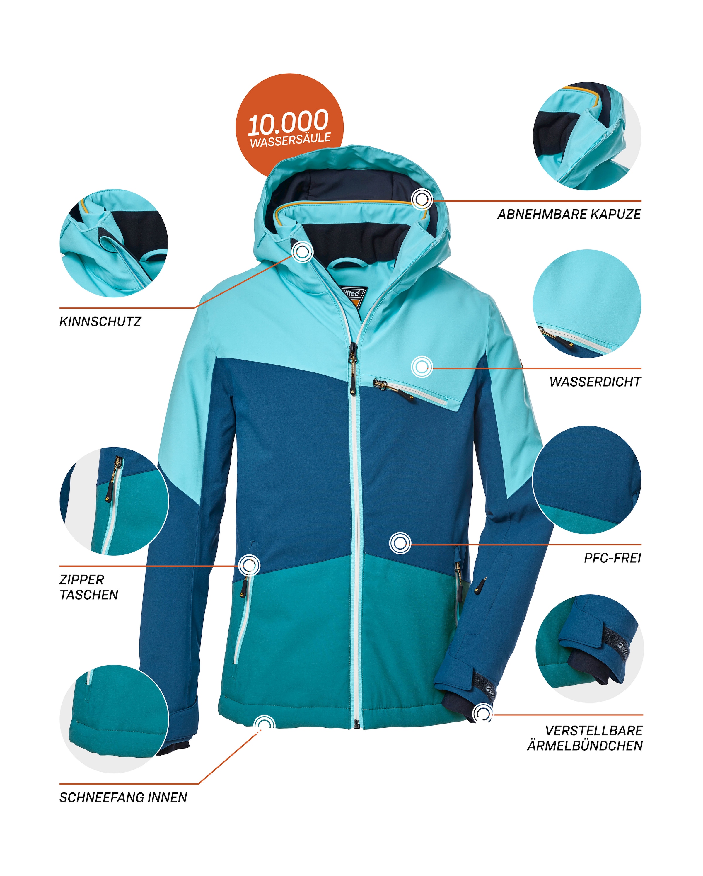 Killtec Skijacke »KSW 182 GRLS SKI JCKT«