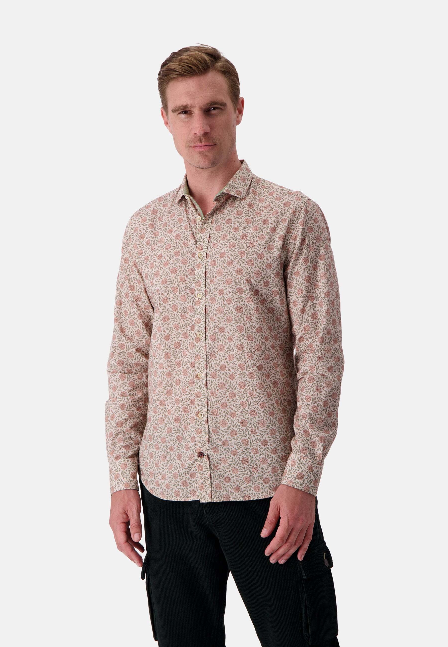 colours & sons Langarmhemd »colours & sons Langarmhemd Shirt Printed«
