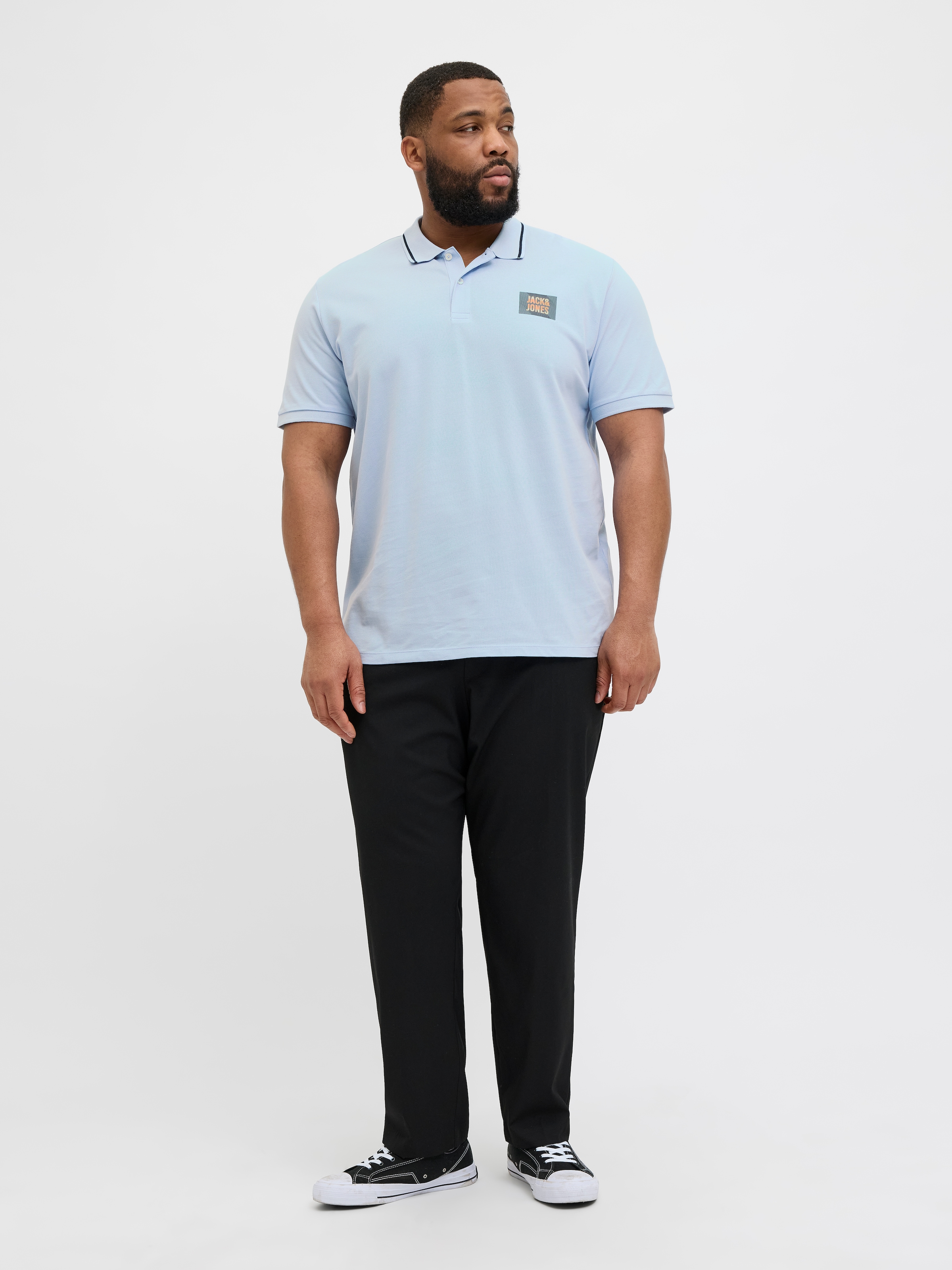Jack & Jones PlusSize Poloshirt »JJHUDSON POLO SS PLS«