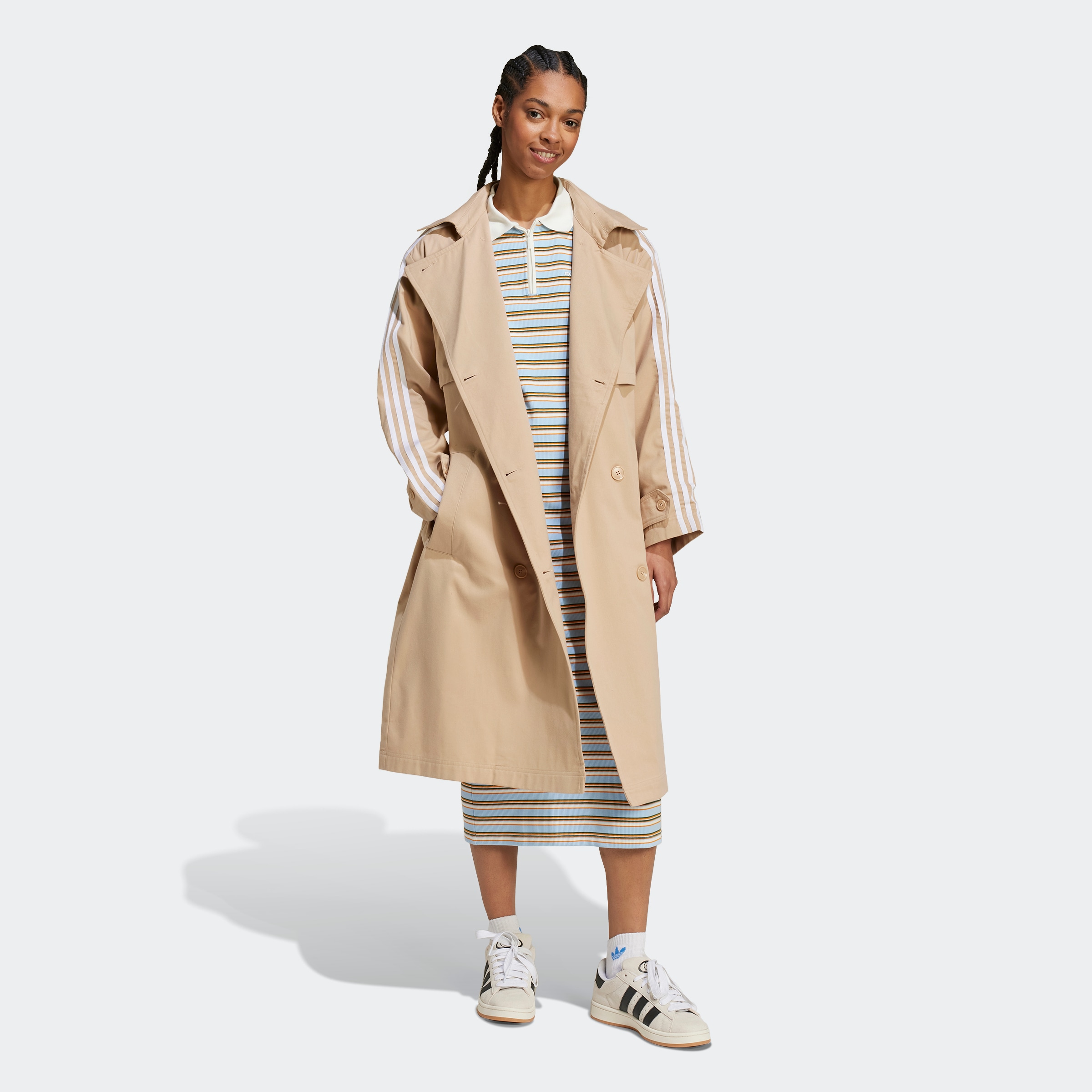 adidas Originals Trenchcoat »TCOAT TWILL«, (1 tlg.)