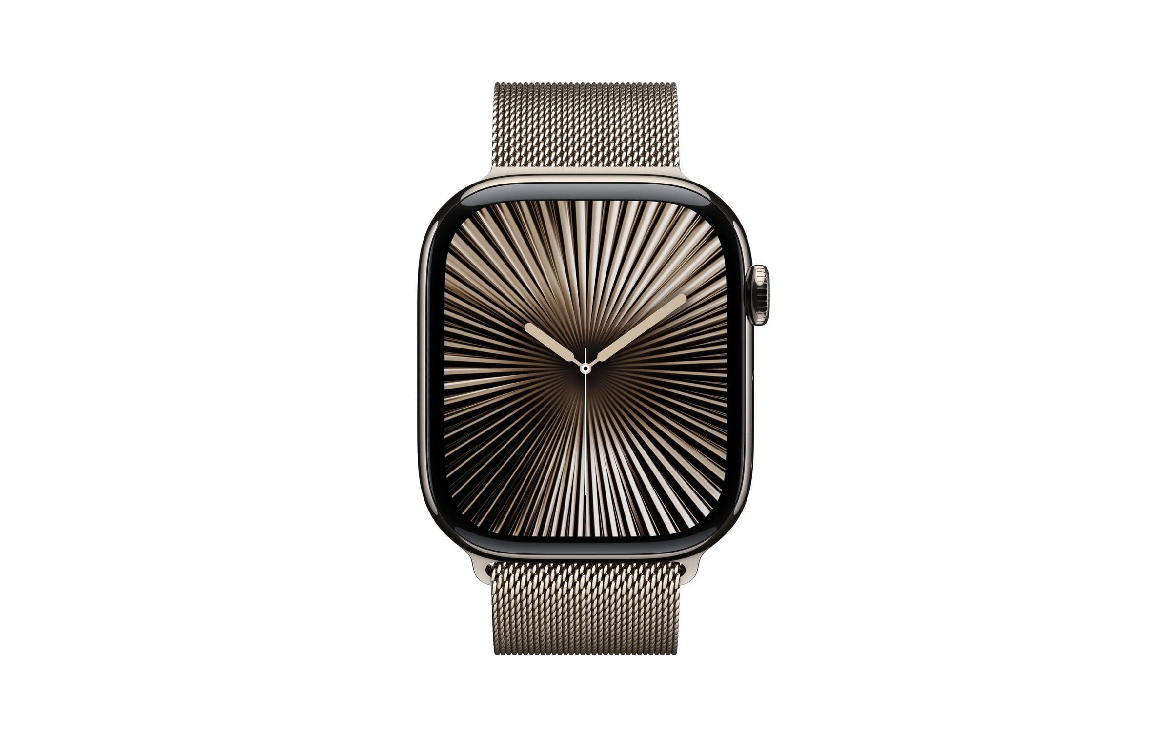 Apple Watch Series 10 Titan, 46 mm, GPS + Cellular, Milanese Loop M/L, Natur