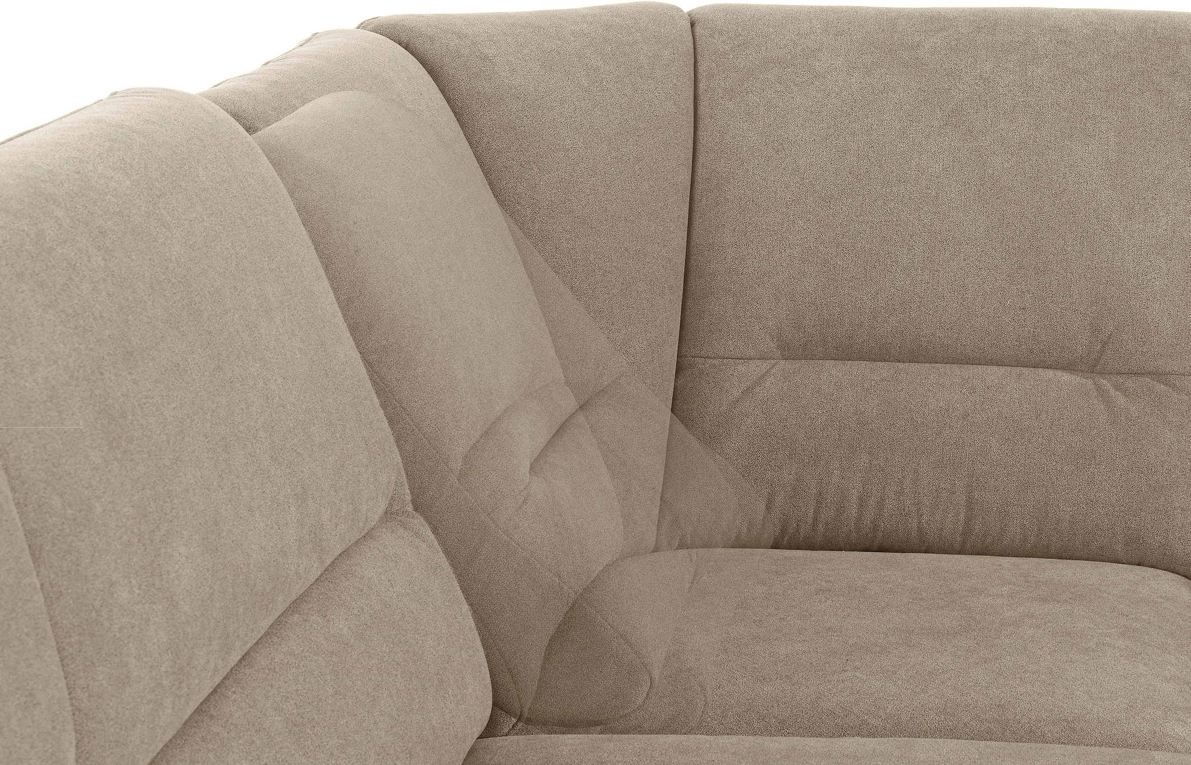 Places of Style Ecksofa »Cardoso L-Form«, Federkern, wahlweise mit Bett, Schubkasten, teilweise Relaxfunktion