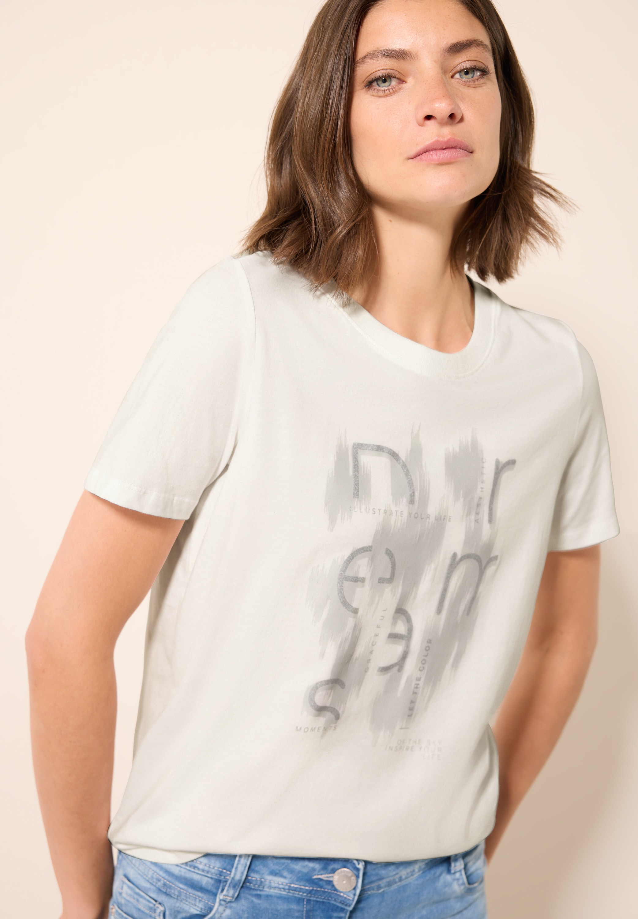 Cecil T-Shirt, mit Folienprint