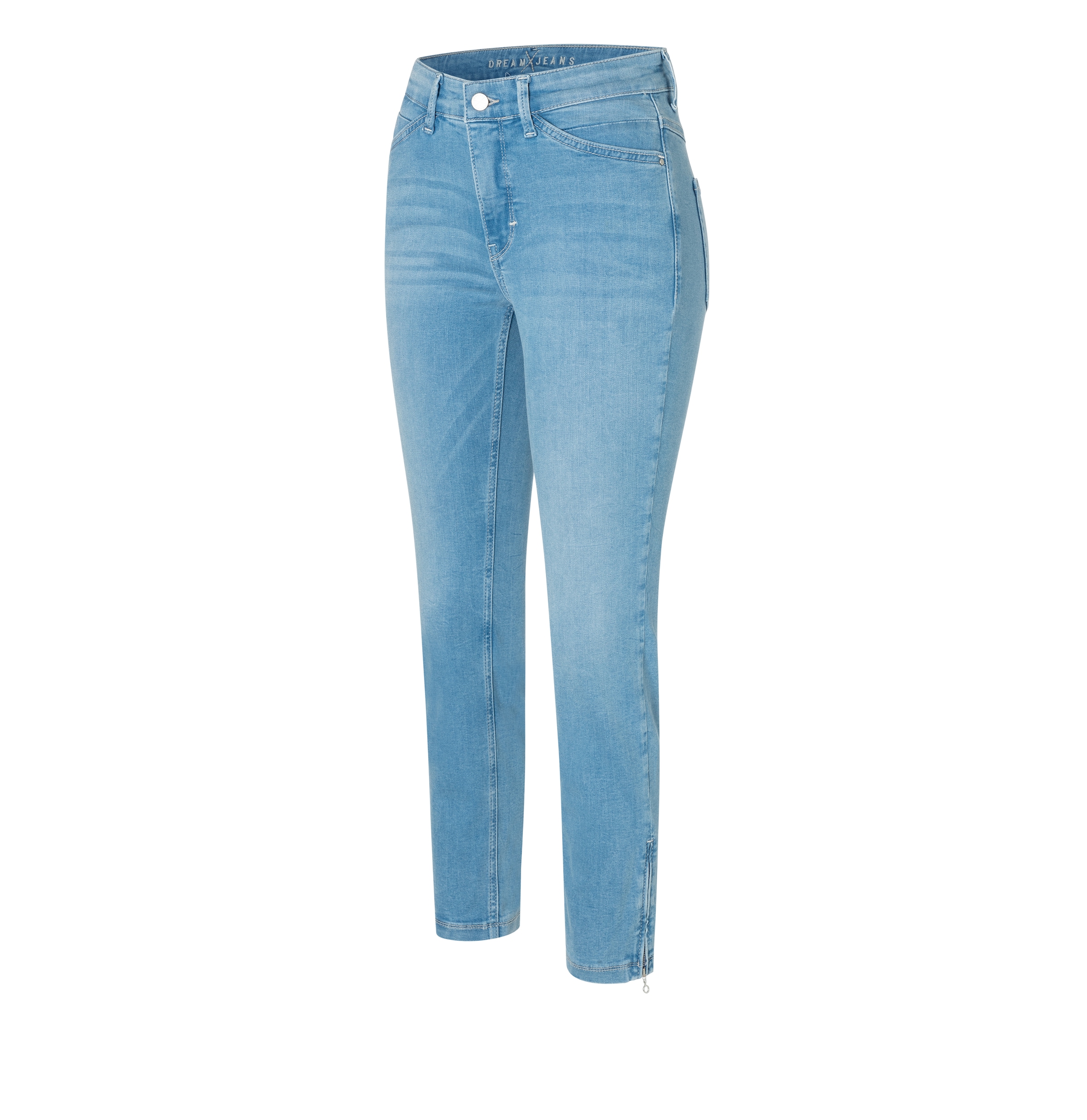 MAC 7/8-Jeans »Dream Chic«, verkürzte Form mit Reissverschluss
