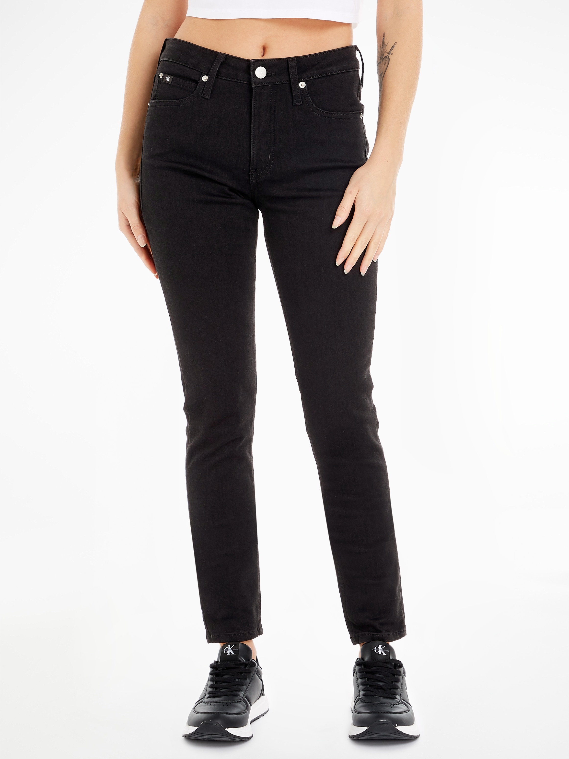 Calvin Klein Jeans Skinny-fit-Jeans »MID RISE SKINNY« 5-Pocket-Form