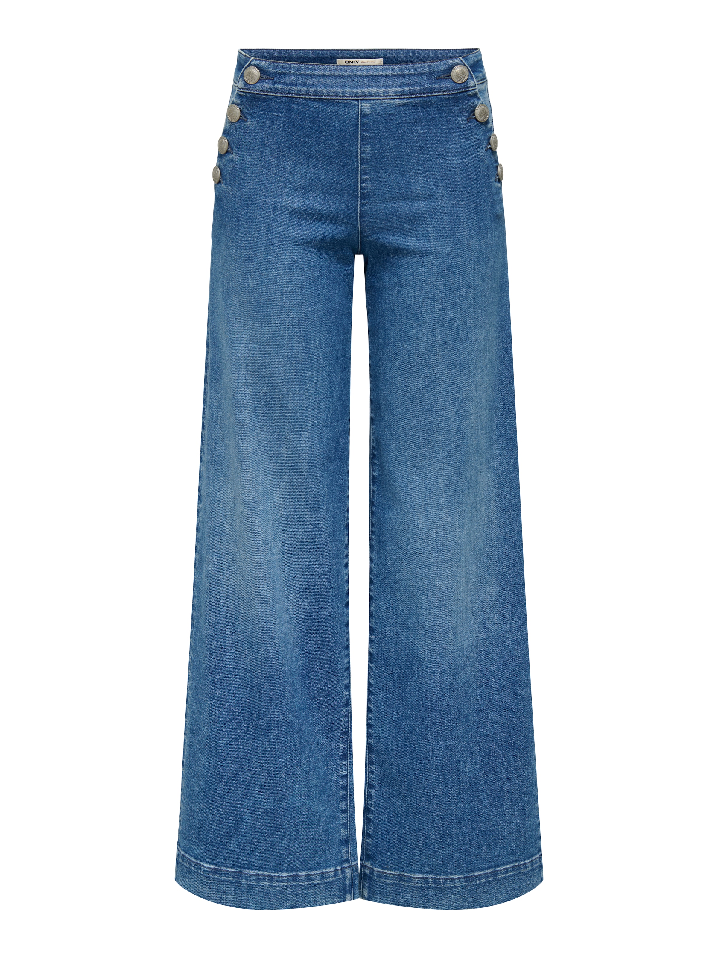 ONLY High-waist-Jeans »ONLMADISON HW BUTTON WIDE DNM GEN769NOOS«
