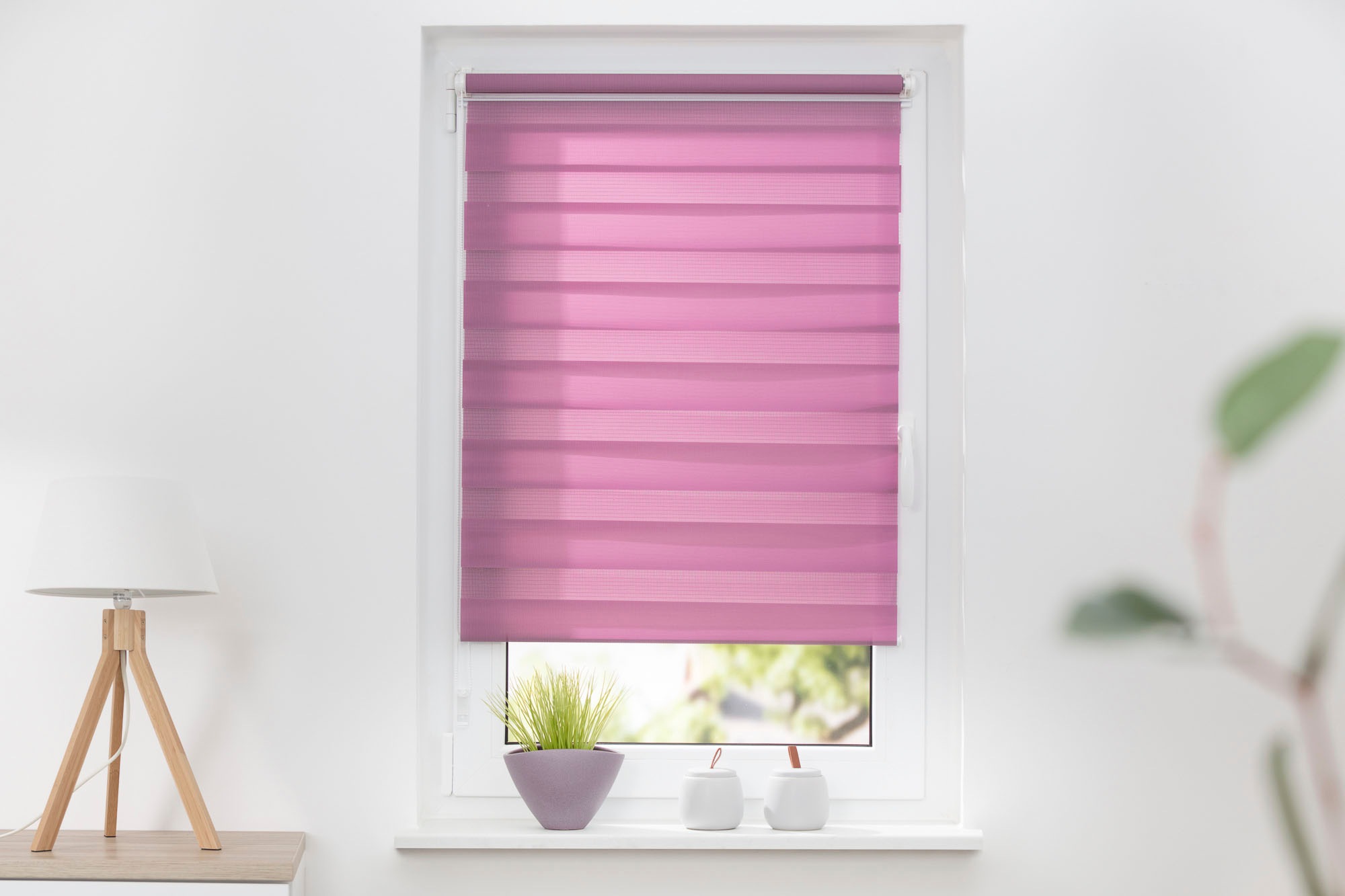 K-HOME Doppelrollo »Maringa Klemmfix«, Lichtschutz, ohne Bohren