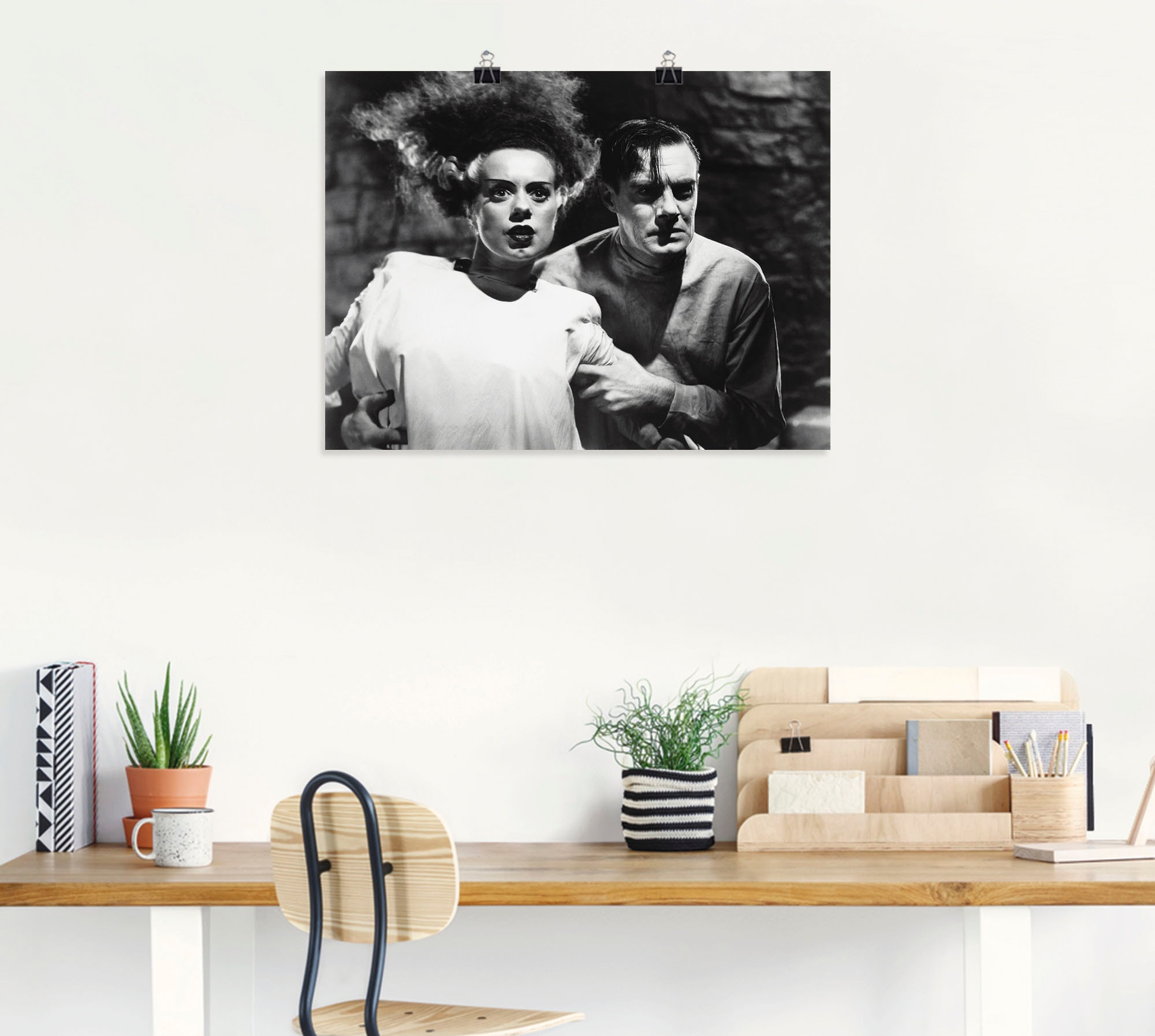 Artland Poster »Frankensteins Braut«, Stars, (1 St.), als Alubild, Leinwandbild, Wandaufkleber oder Poster in versch. Grössen