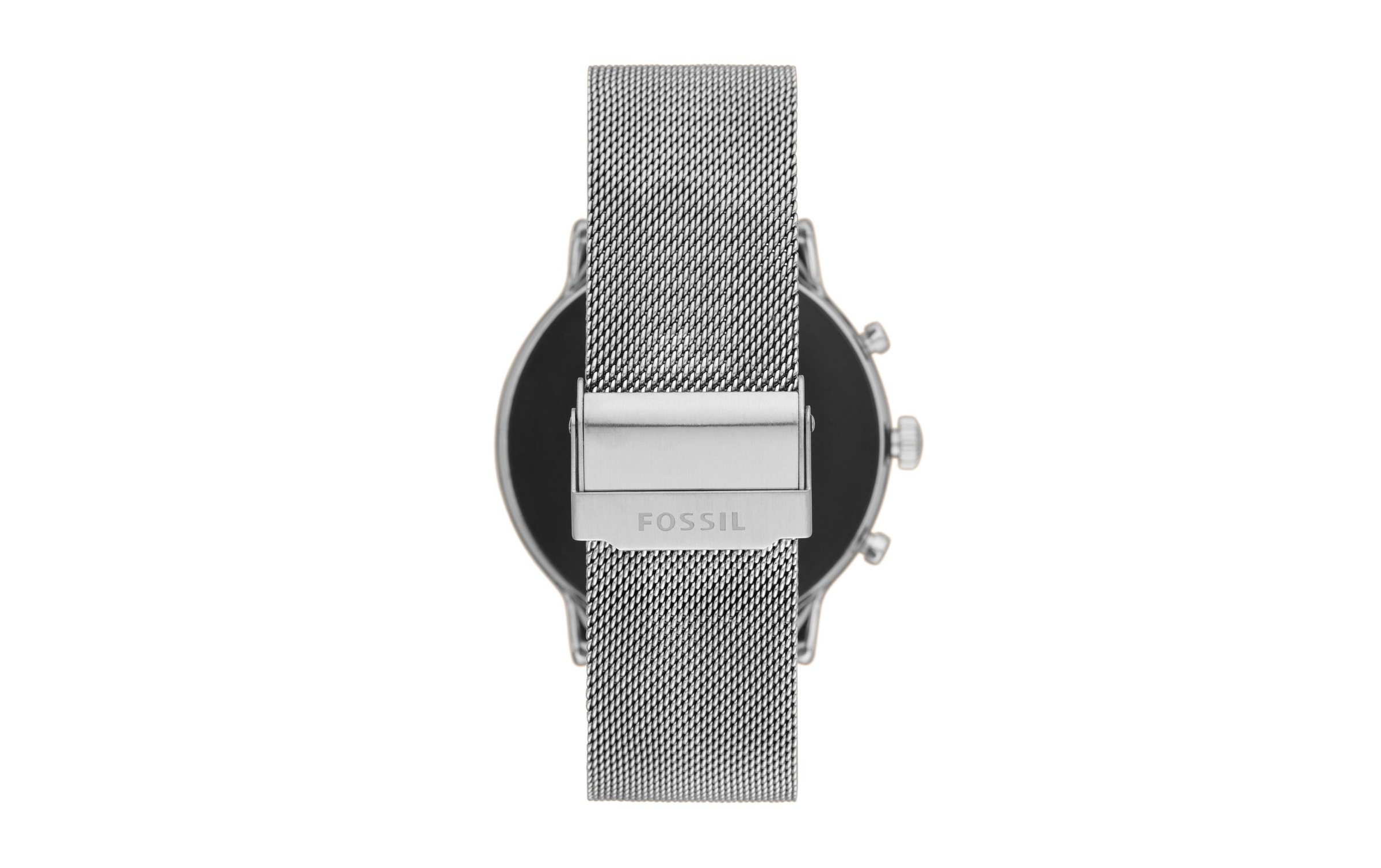 Fossil Smartwatch »Julianna HR FTW6061 Silberfarbenfarben/Rose/Schwarz«, (44 cm / 17,32 Zoll), Wear OS by Google, 8 GB,)