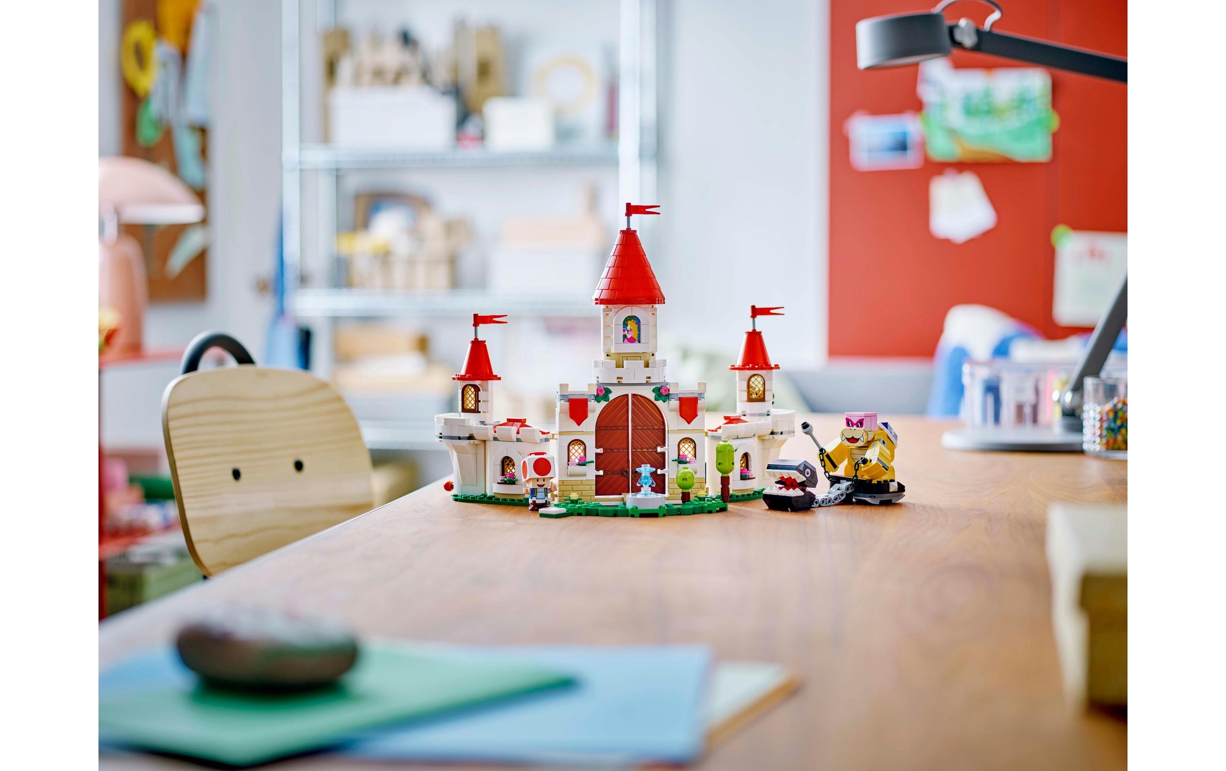 LEGO® Konstruktionsspielsteine »Super Mario Showdown mit Roy beim Pilz-Palast 71435«, (738 St.)