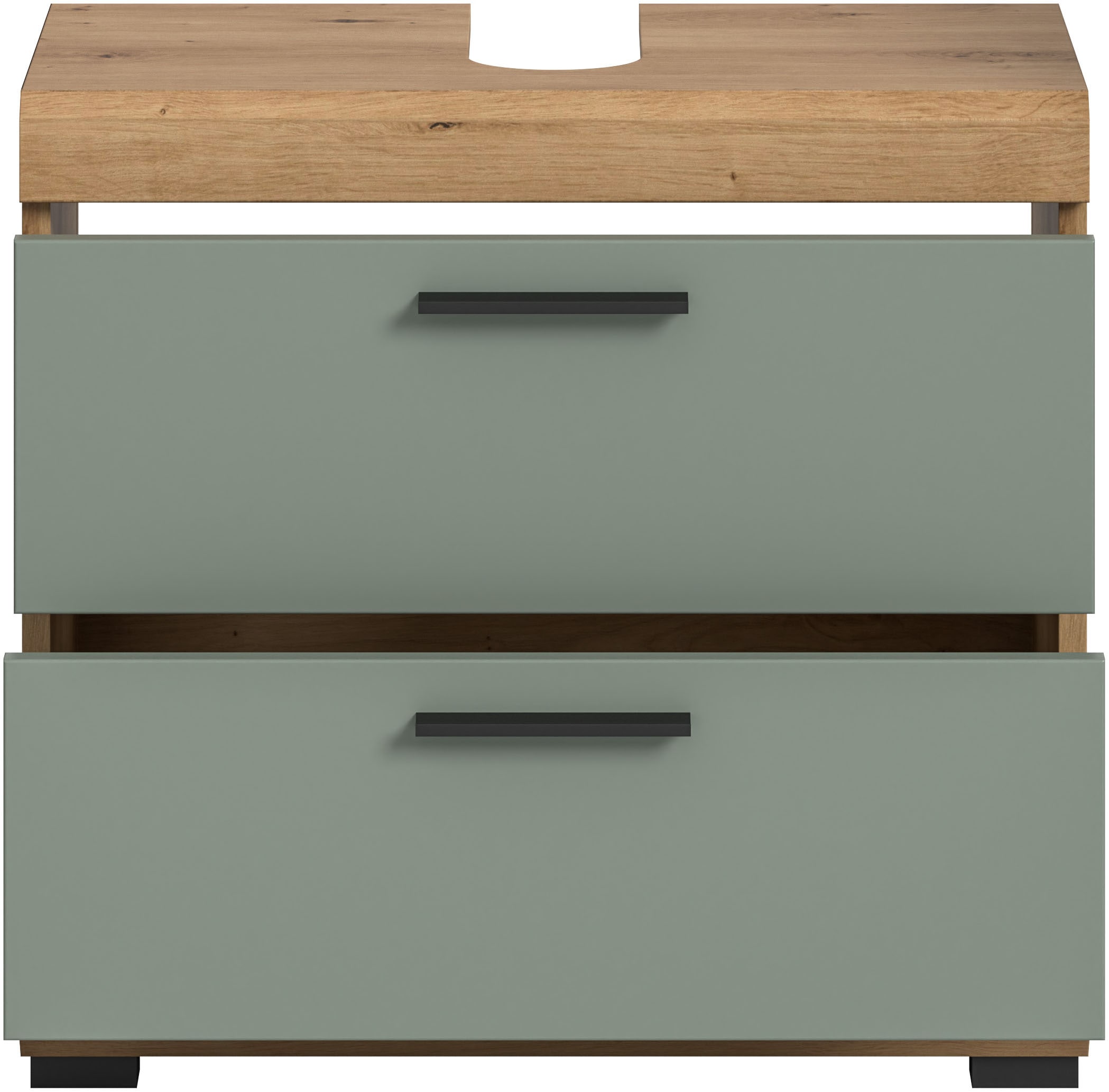 INOSIGN Waschbeckenunterschrank »Siena, Breite 60cm, 2 Tür, 2 Fächer, mit Siphonausschnitt, MDF-Front«, (1 St.), in verschiedenen Farben erhältlich, Badmöbel, Badschrank, Kommode, Bad