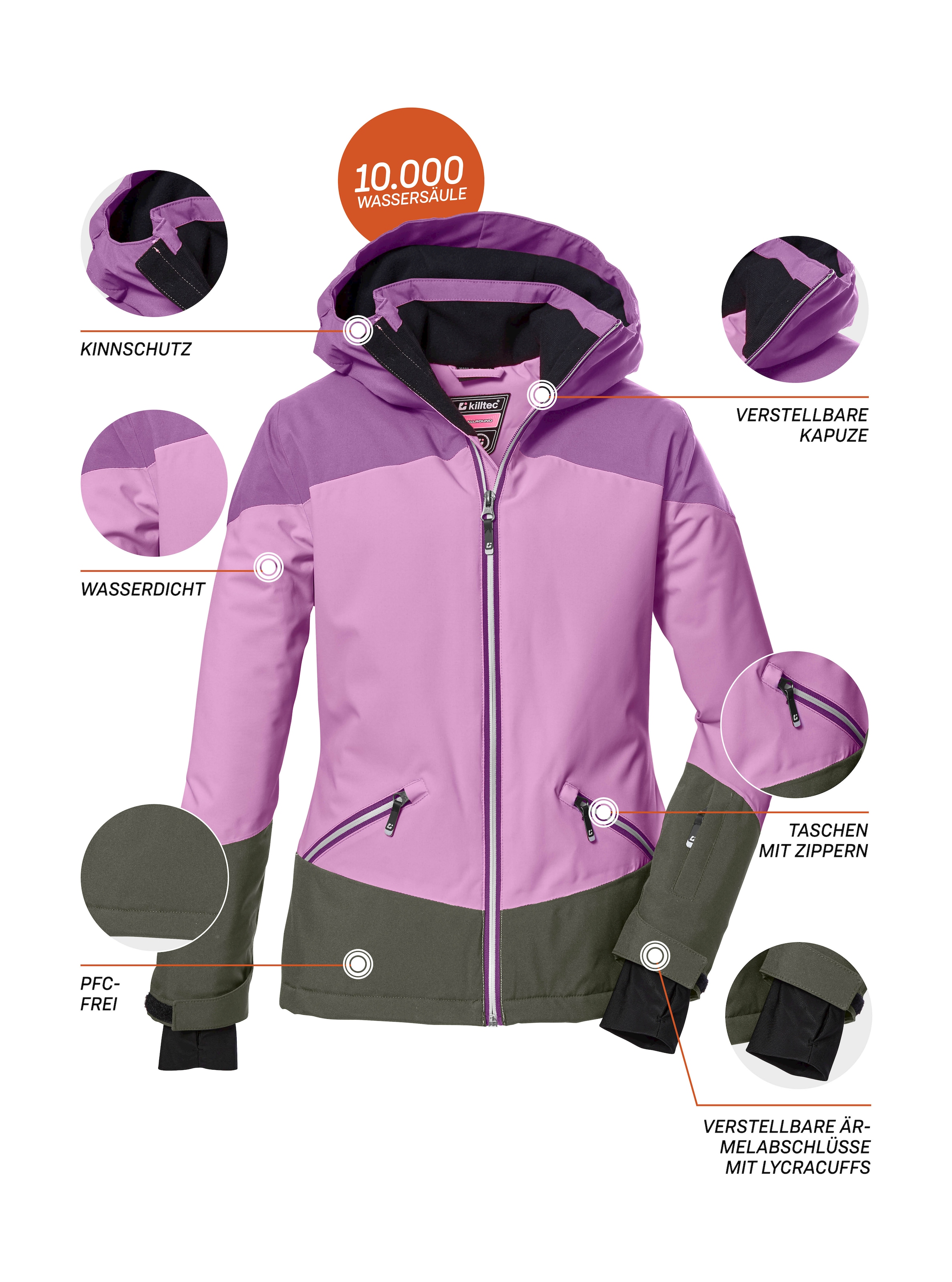 Killtec Skijacke »KSW 151 GRLS SKI JCKT«