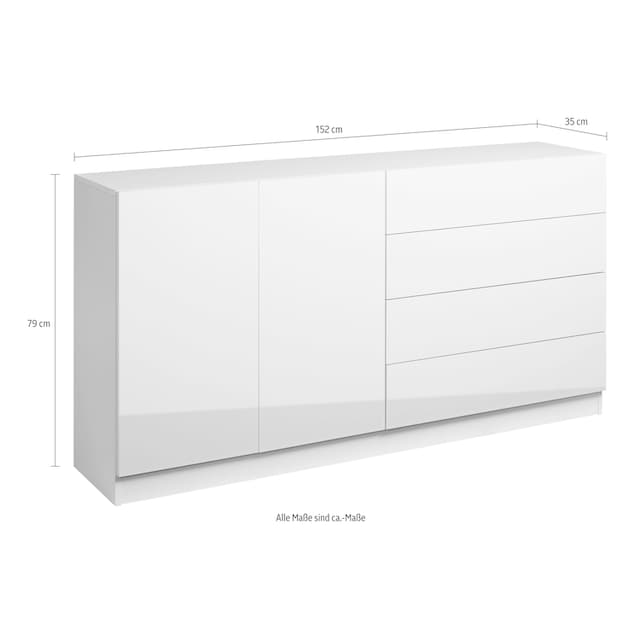 ❤ borchardt Möbel Sideboard »Vaasa«, im cm Jelmoli-Online Shop Breite 152 entdecken