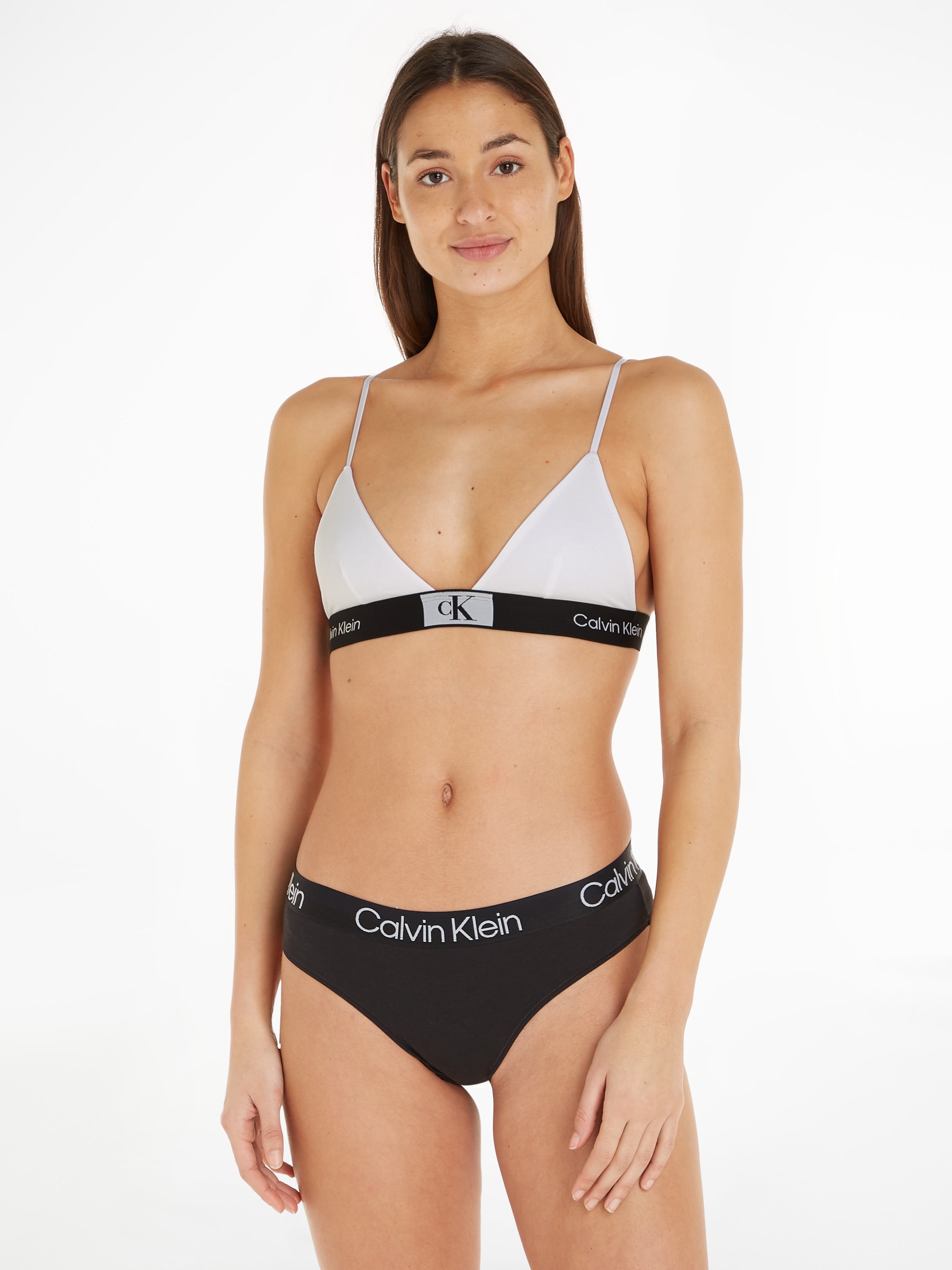 Calvin Klein Underwear Bralette-BH »UNLINED TRIANGLE«, mit klassischem CK-Logobund