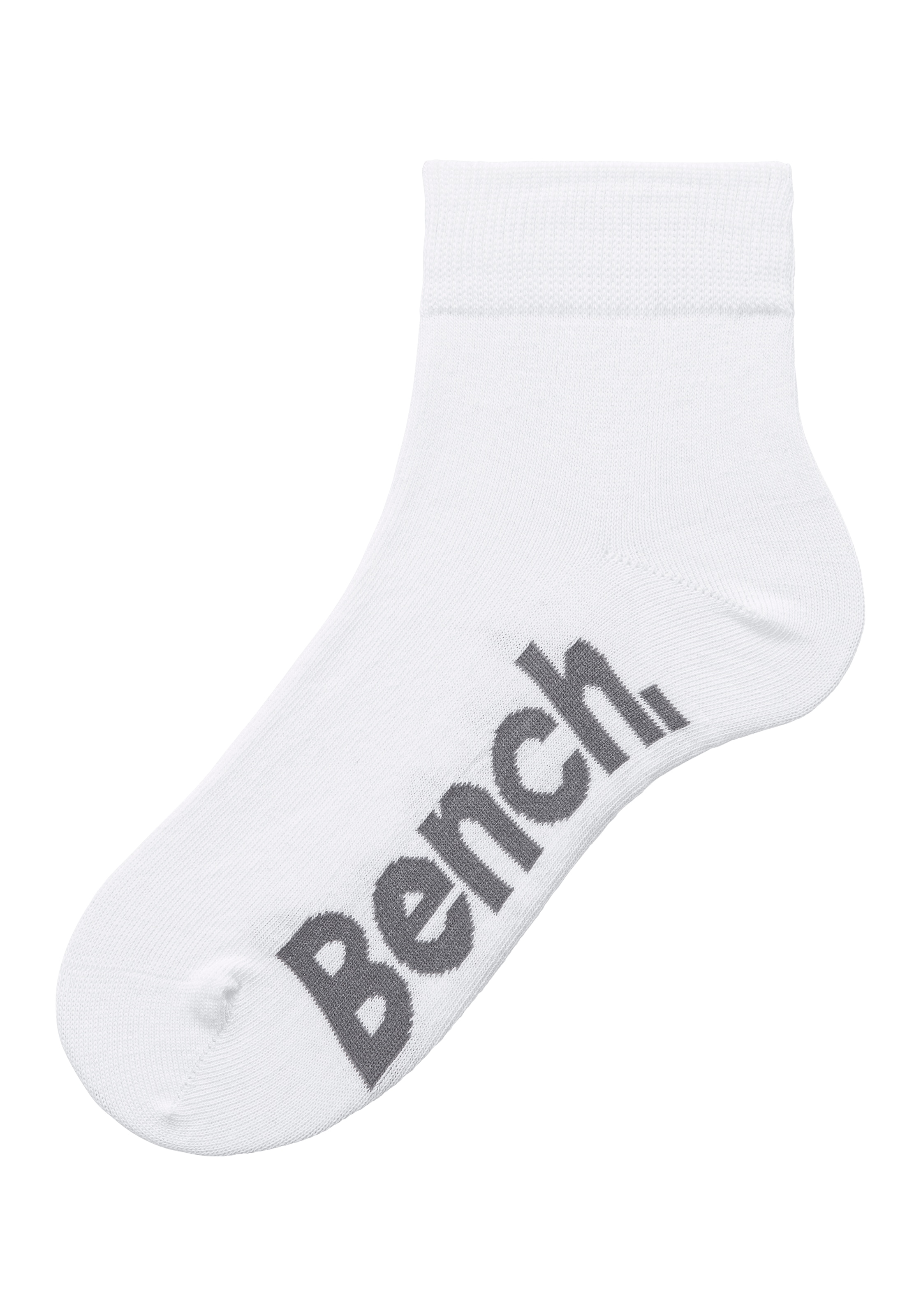 Bench. Kurzsocken, (Federtasche, 7 Paar), in ansprechendem Mäppchen mit Reissverschluss