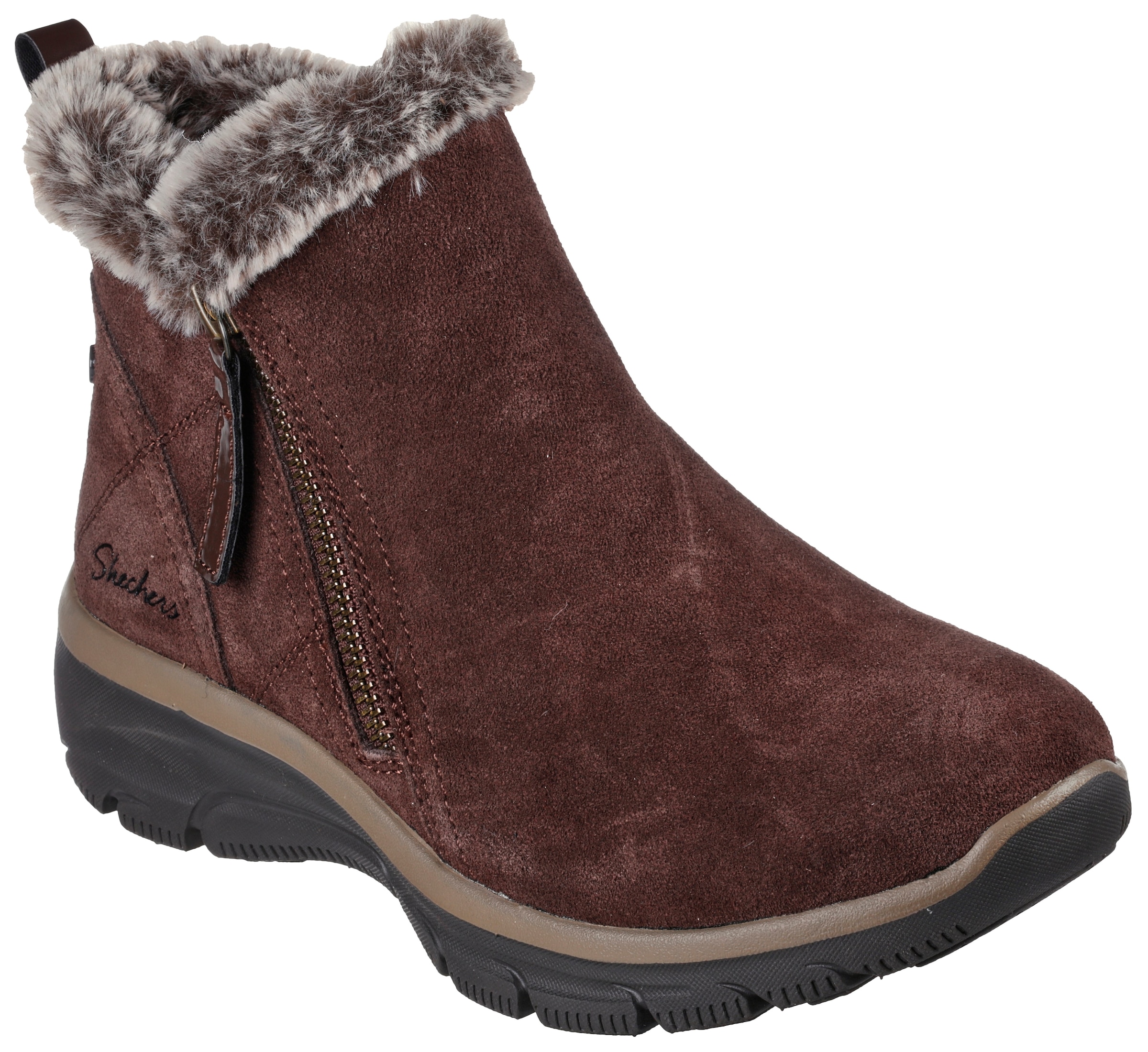 Winterboots »EASY GOING - HIGH ZIP«, mit Fellimitatkragen