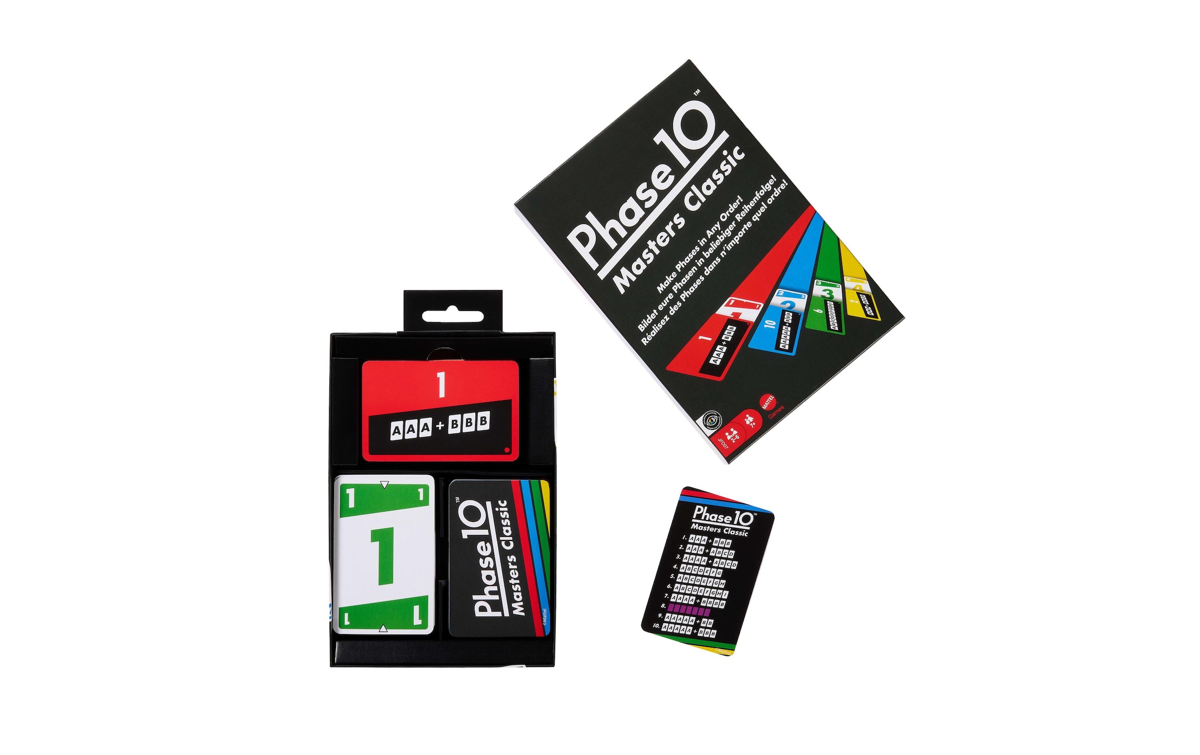 Mattel games Spiel »Phase 10 Masters Classic«