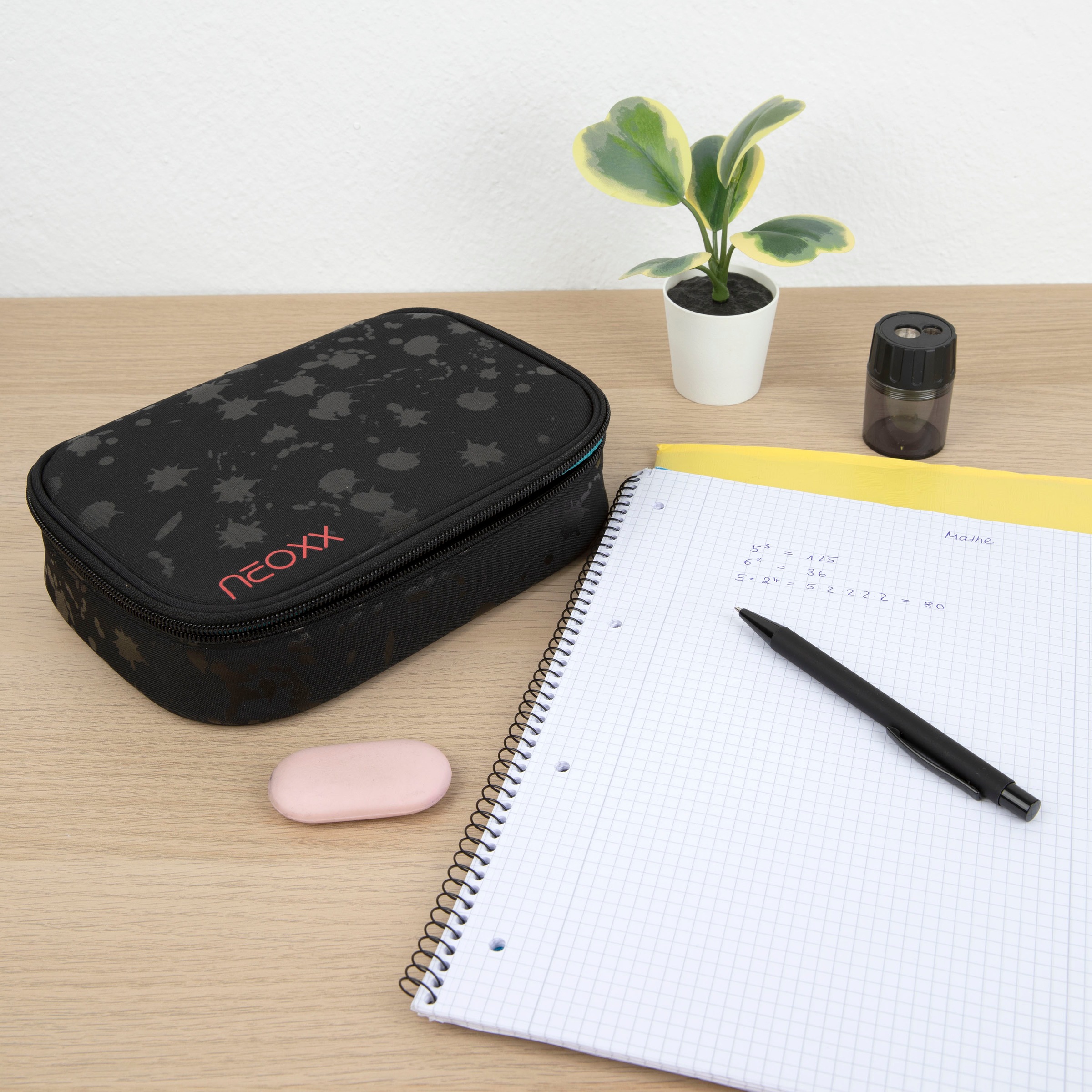 neoxx Schreibgeräteetui »Schlamperbox, Dunk, Splash Black«