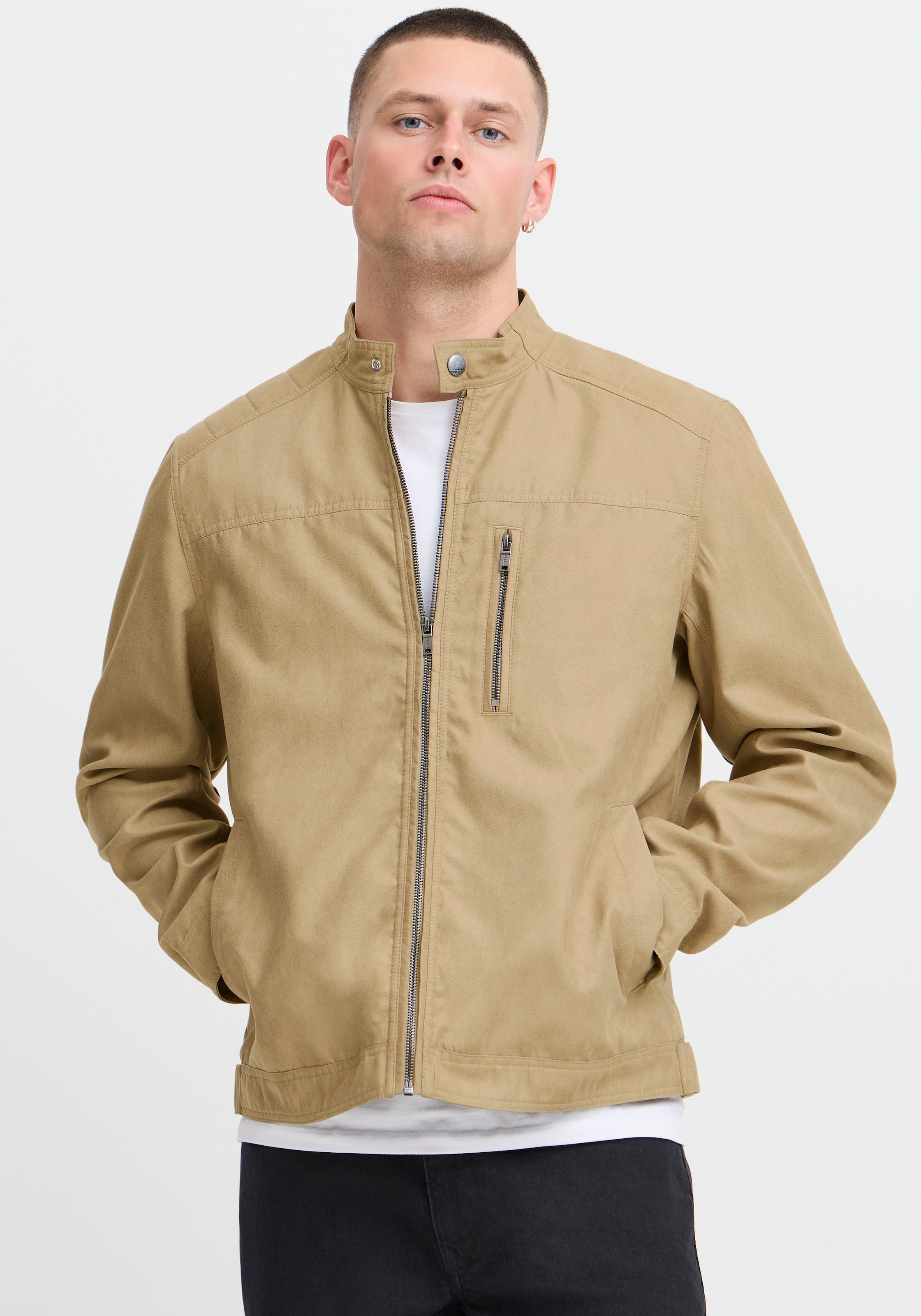 Blend Bomberjacke "BHEMMET Jacket" Regular Fit, mit Reissverschluss, aus Polyester