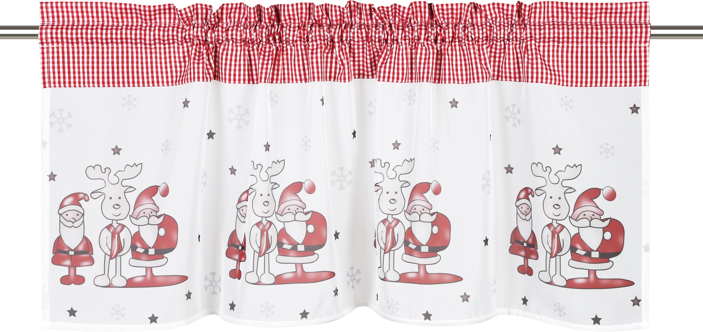 my home Scheibengardine »Nikolaus«, (1 St.), Transparent, Voile, Polyester kaufen