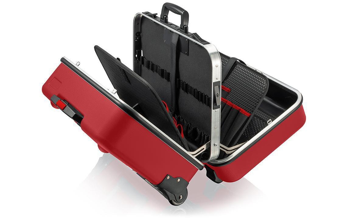 Knipex Werkzeugkoffer »BIG Twin Move RED, Elektro, leer«