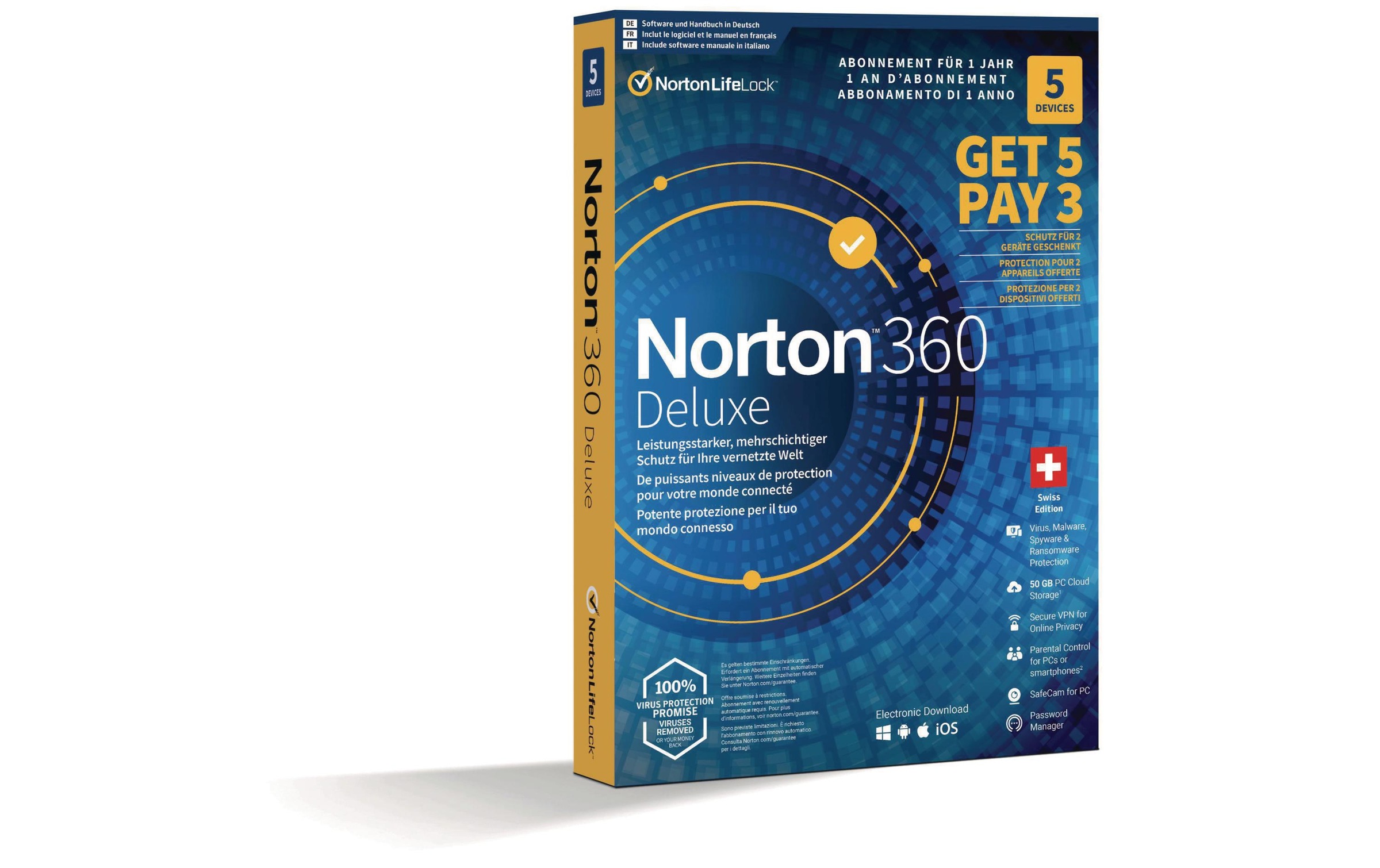 Norton Virensoftware »360 Deluxe - Promotion Box,«
