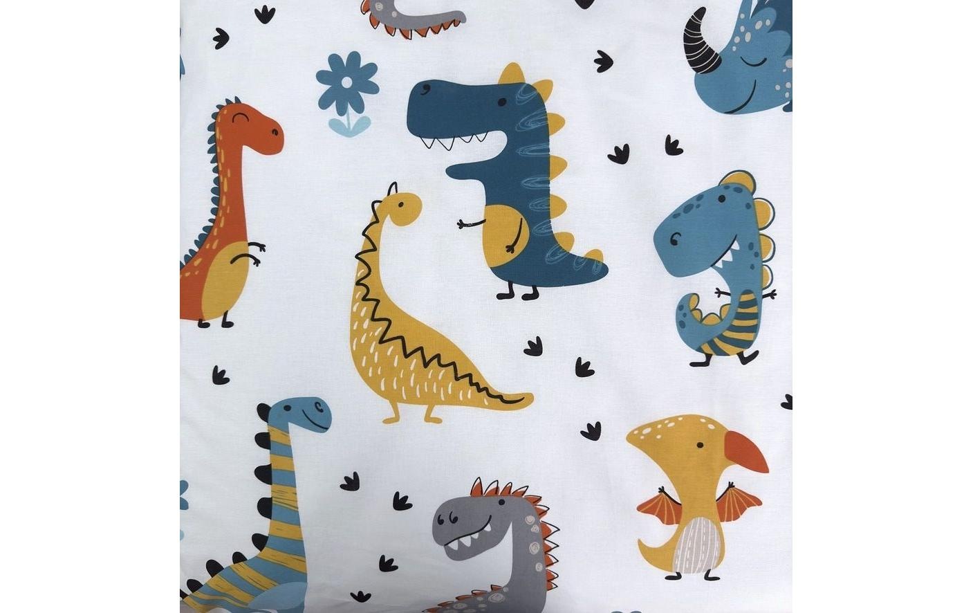 Kinderbettwäsche »Jerry Fabrics Dino world 100 x 135 cm + 40 x 60 cm«