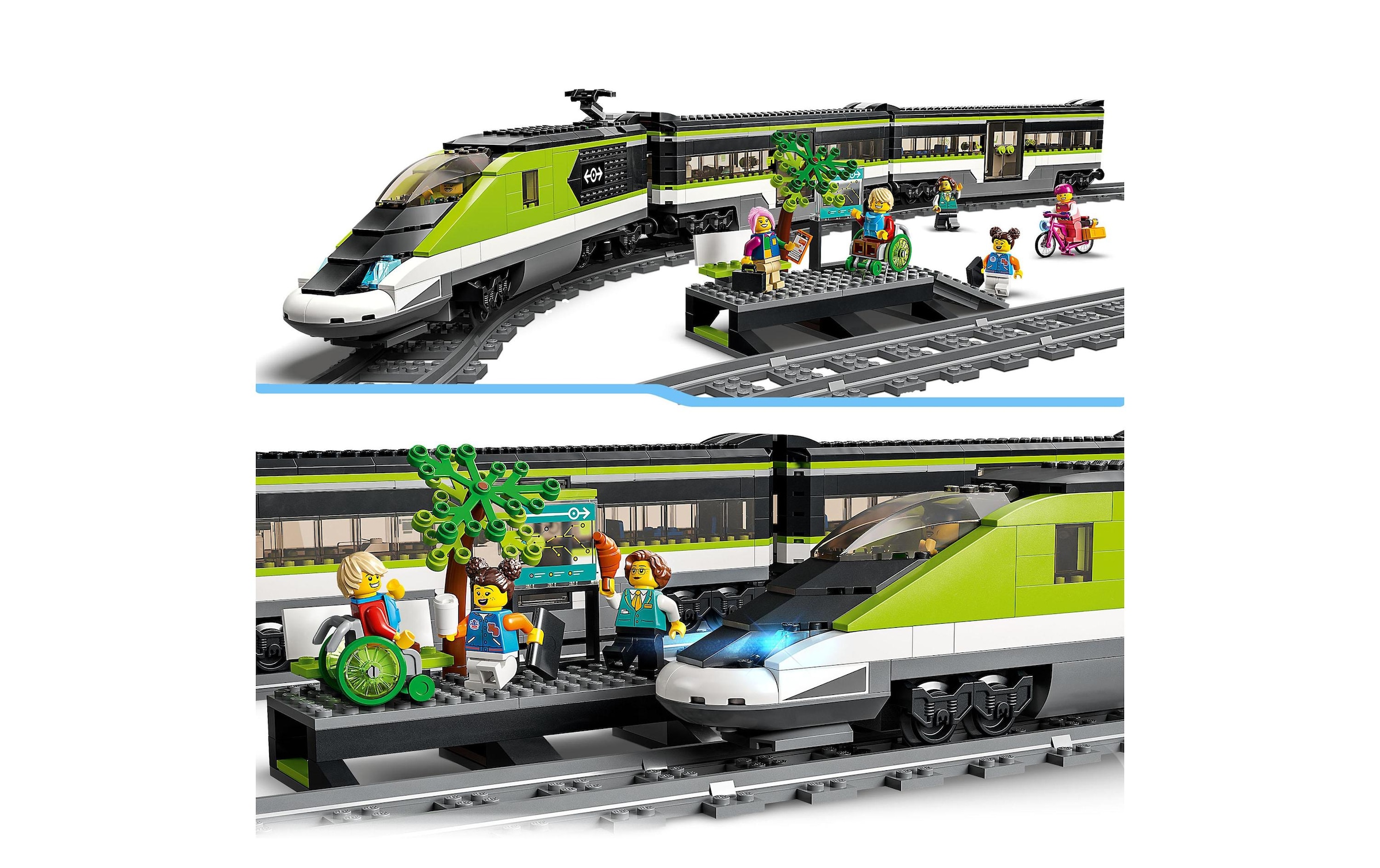 LEGO® Spielbausteine »Personen-Schnellzug 6033«, (764 St.)