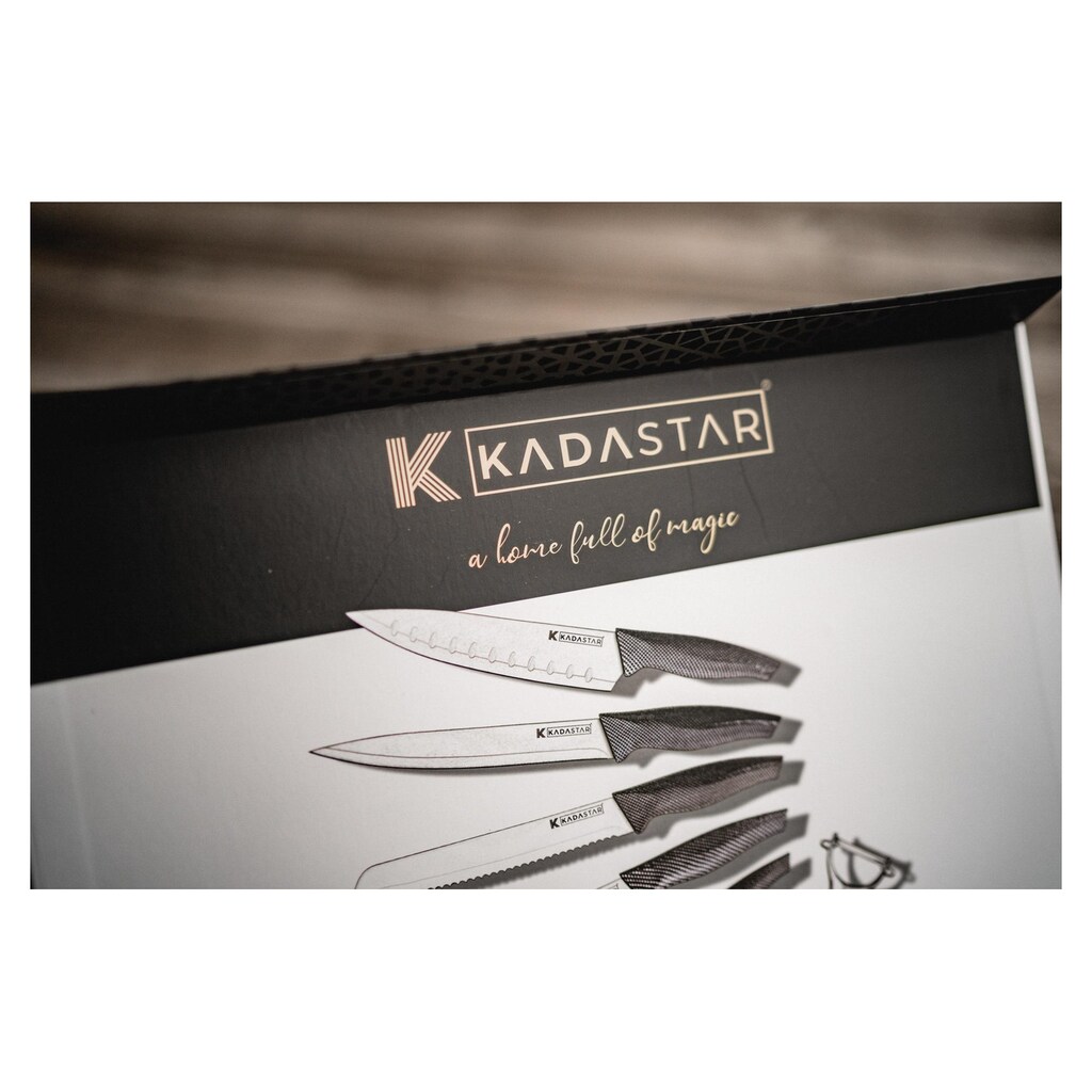 Kadastar Messer-Set »Premium White 6«, (6 tlg.)