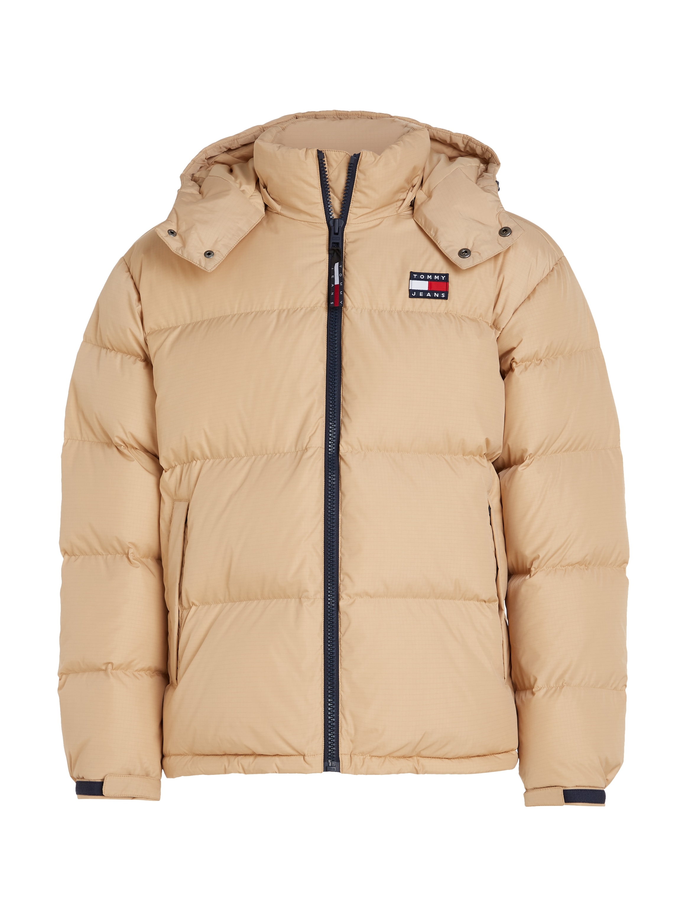 Tommy Jeans Steppjacke »TJM ALASKA PUFFER«, mit Kapuze, mit Markenlabel