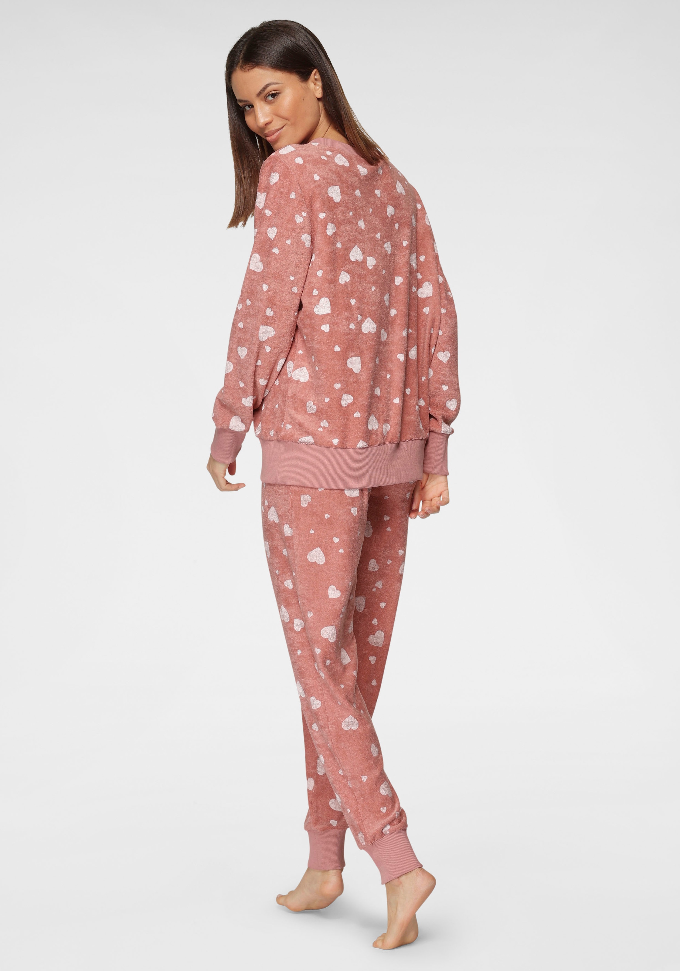 Vivance Dreams Pyjama, (2 tlg., 1 Stück), mit Alloverdruck online kaufen  bei Jelmoli-Versand Schweiz