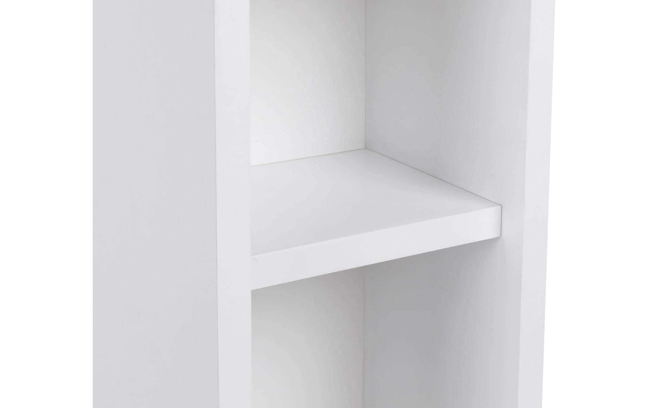 WOODY FASHION Nachttisch »Turra 20 x 65 x 15 cm, Weiss«