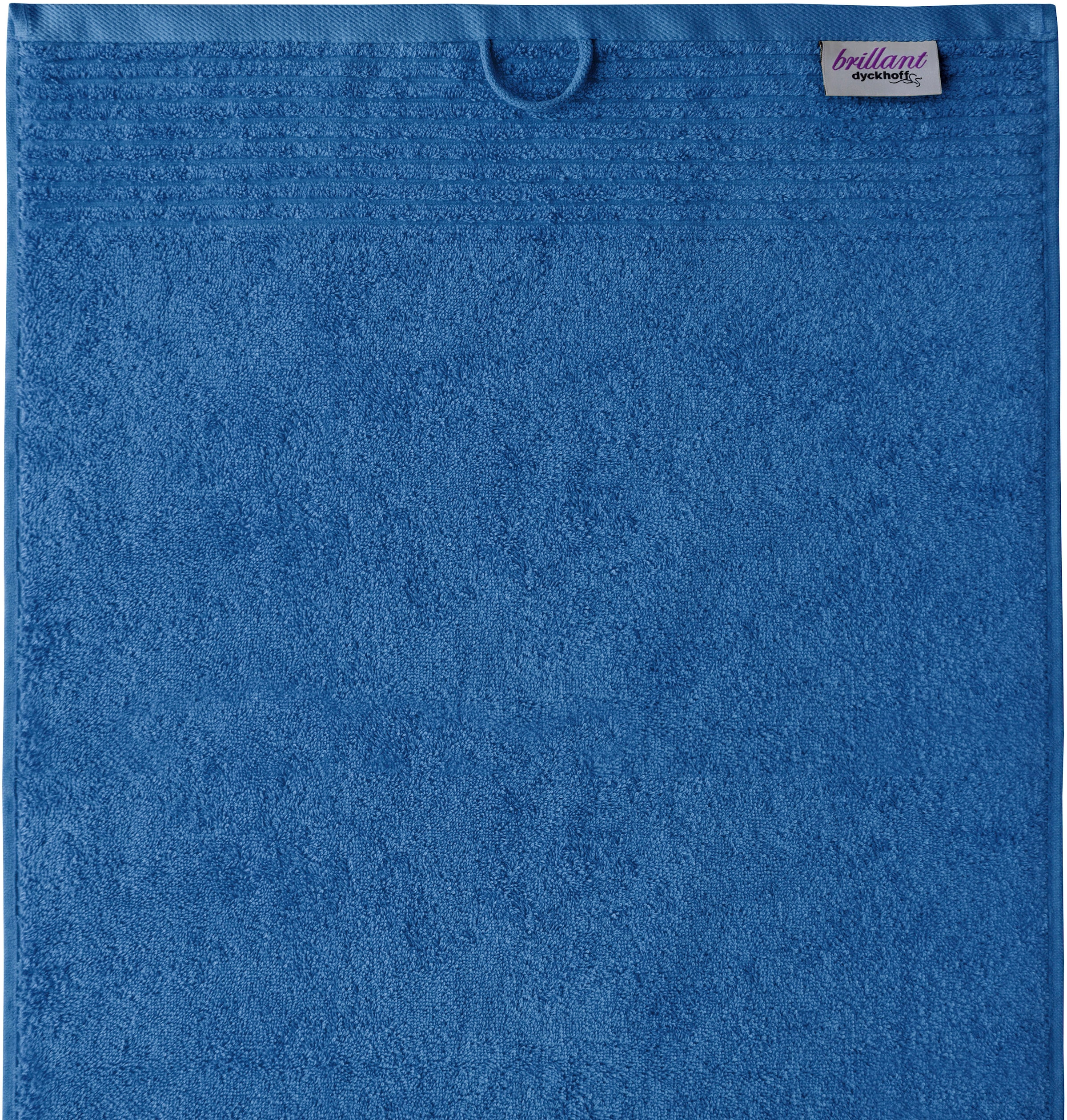 Dyckhoff Handtuch Set »Brillant«, Set, 6 tlg., Walkfrottee, mit Streifenbordüre;4 Handtücher (50x100cm), 2 Duschtücher (70x140cm)
