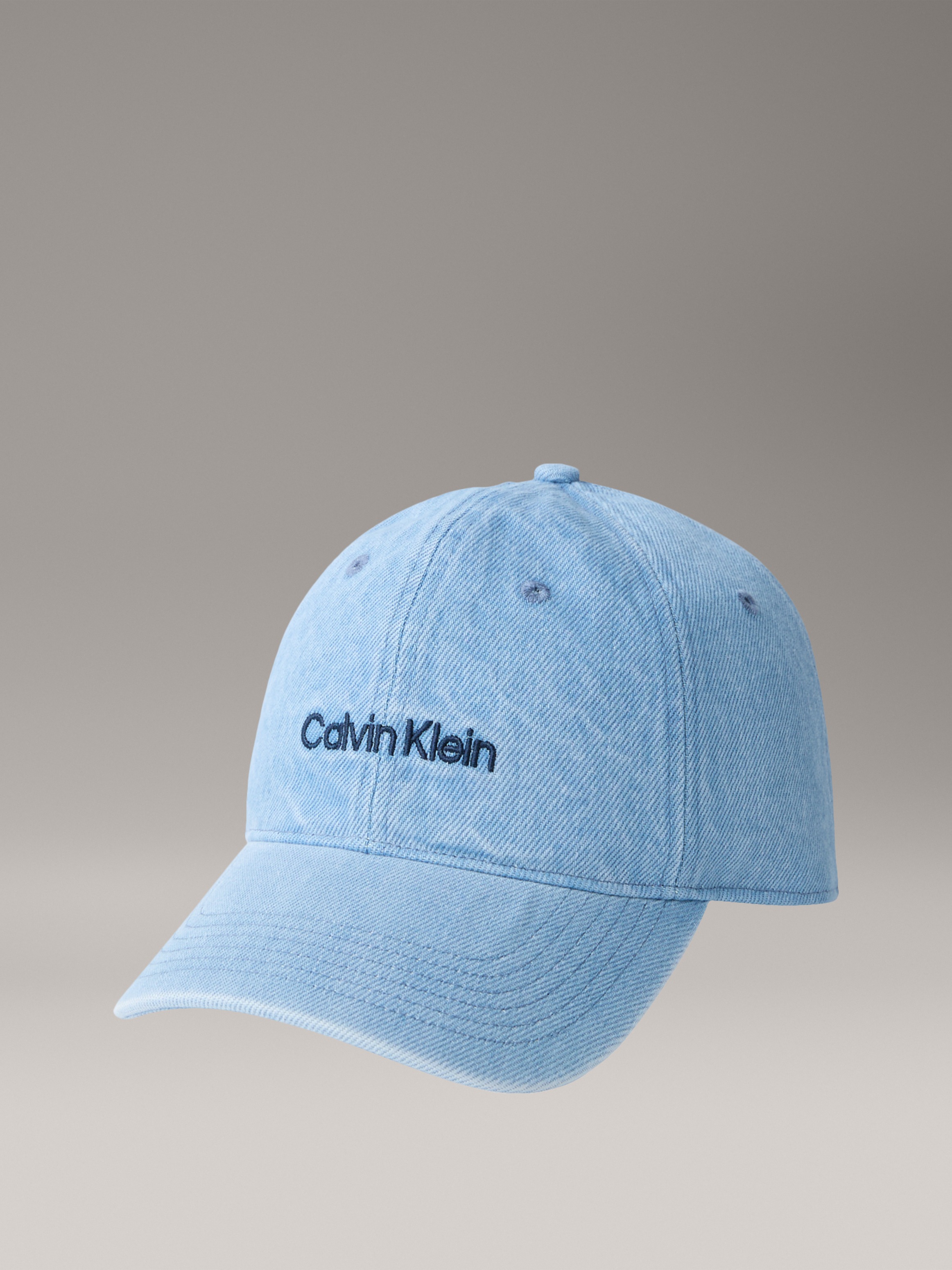 Calvin Klein Jeans Baseball Cap »TTLCS EMBRDRY DNM BS«, Mit festem Schirm
