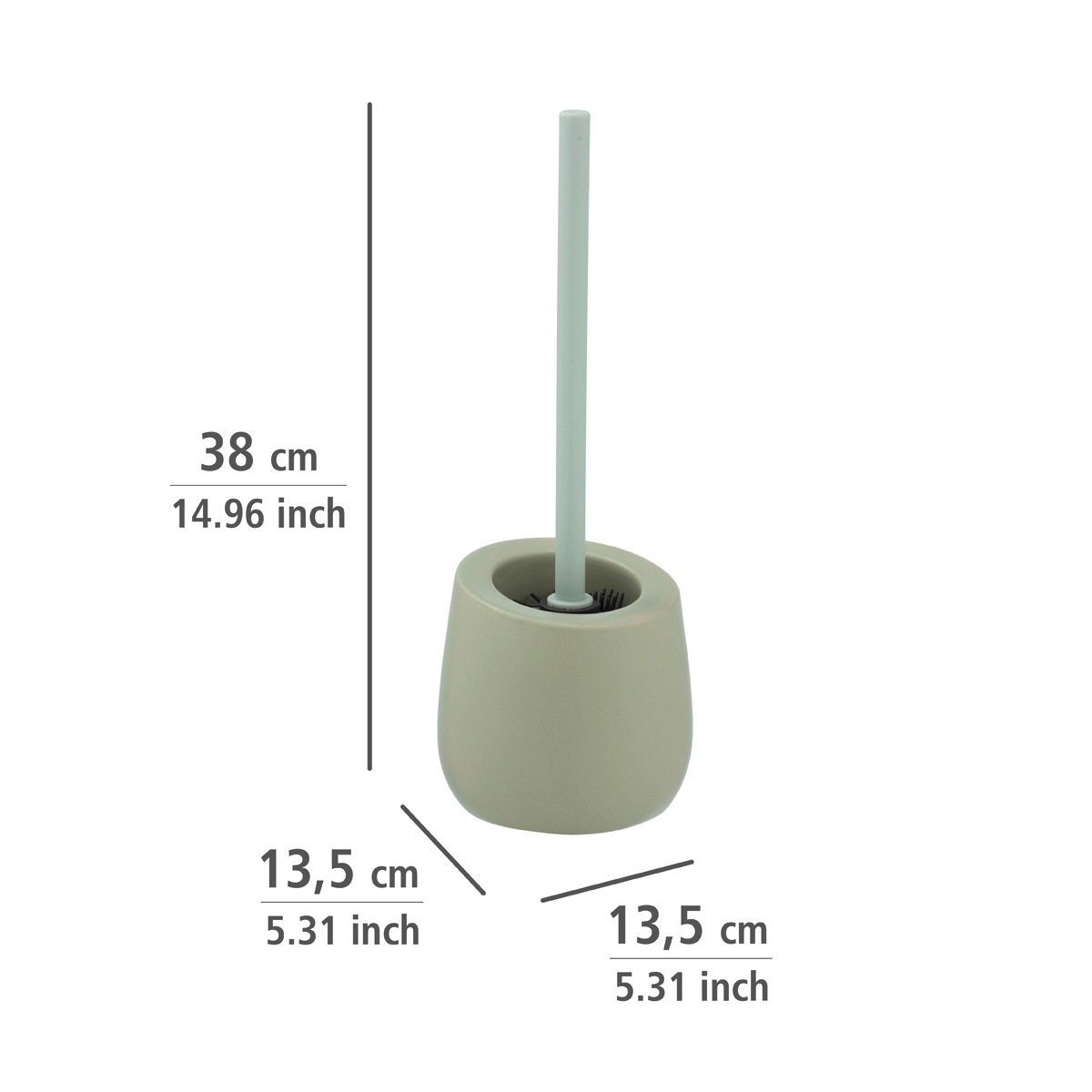 WENKO WC-Garnitur »Badi«, 1 St., aus Keramik, Keramik