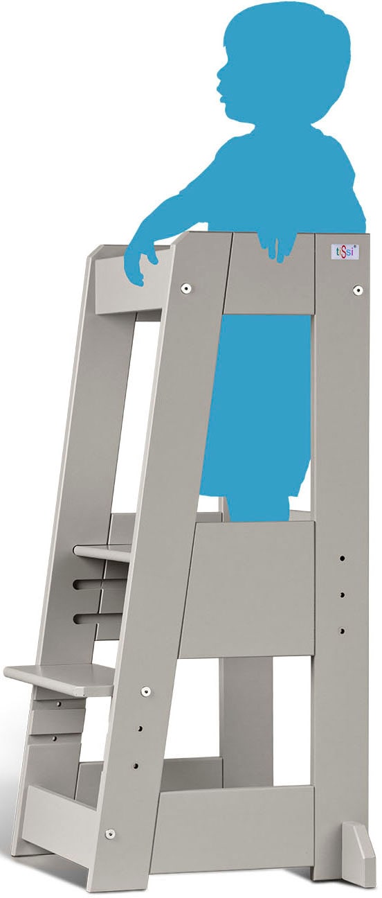 ✵ tiSsi® Stehhilfe »Lernturm Felix, Stromy grey«, Made in Europe günstig  kaufen | Jelmoli-Versand