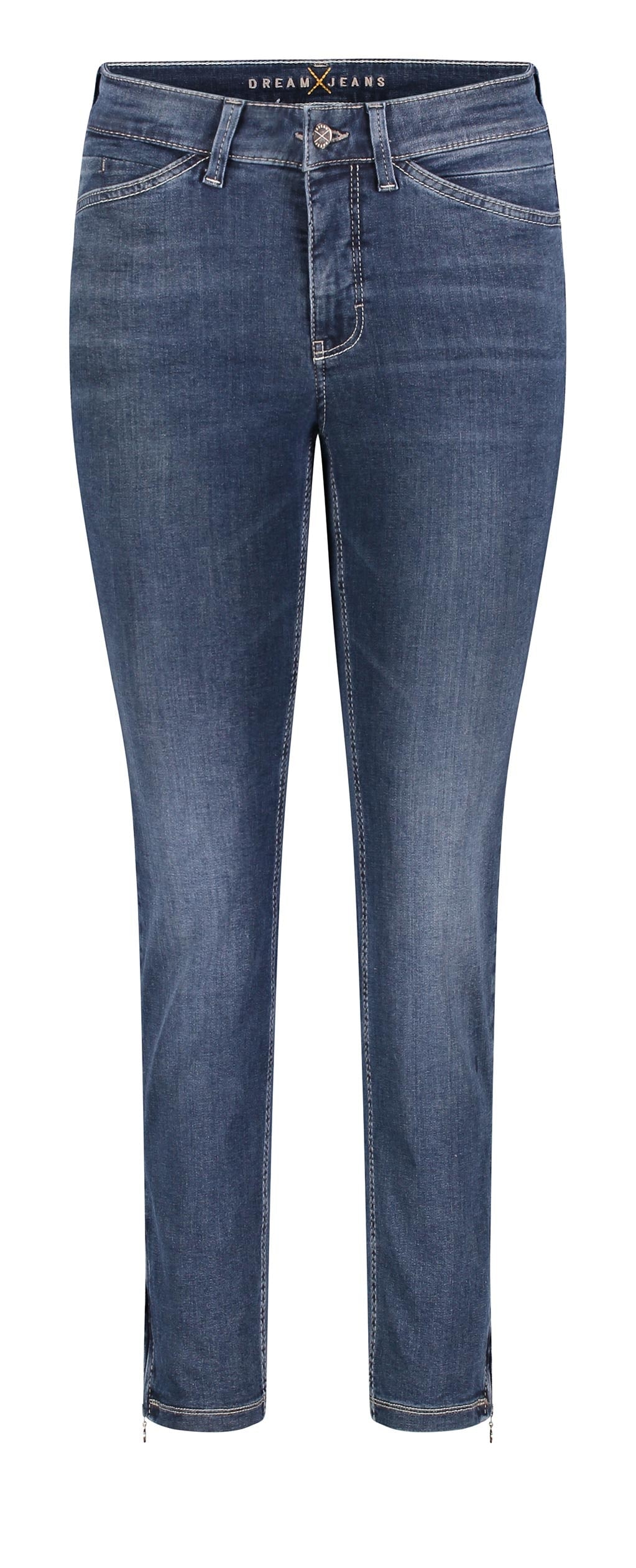 MAC 7/8-Jeans »Dream Chic«, verkürzte Form mit Reissverschluss