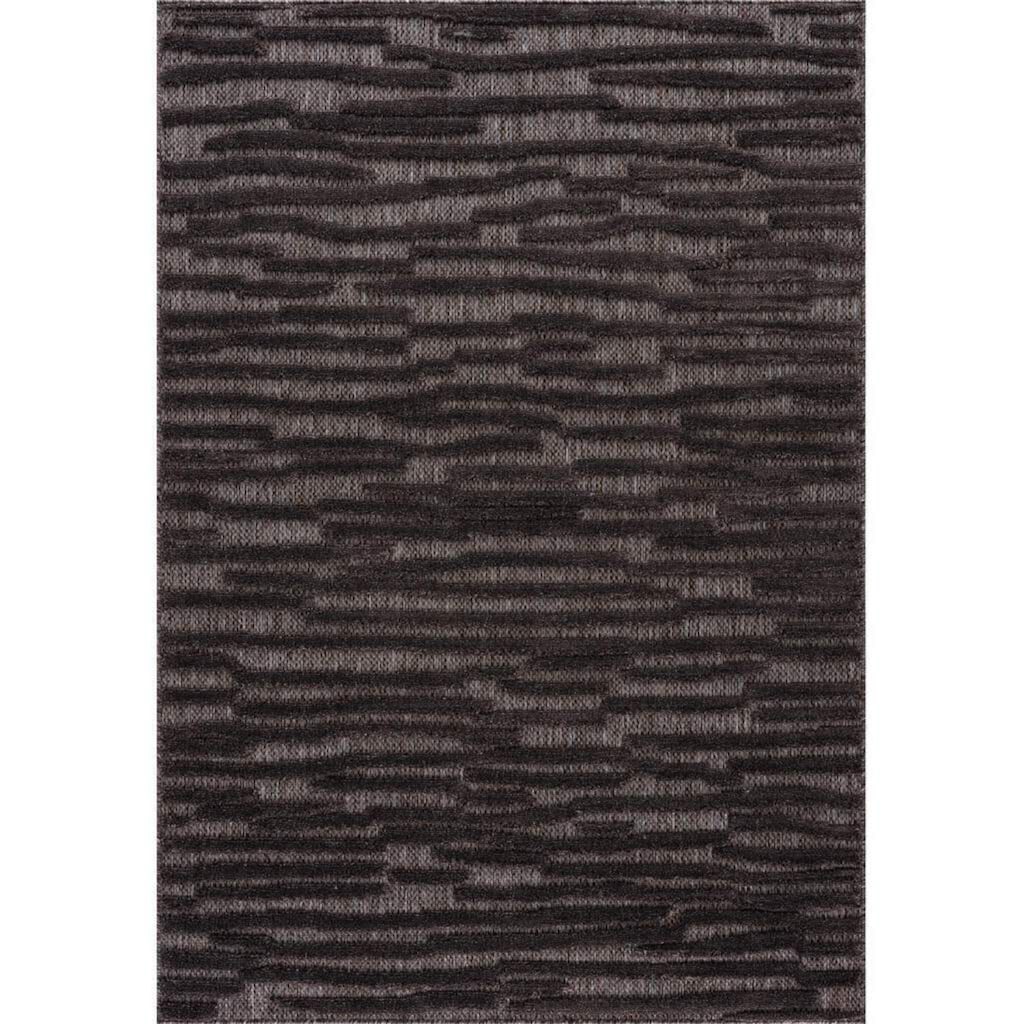 Carpet City Teppich »In-& Outdoorteppich Santorini 58394, 3D-Effekt, Streifen«, rechteckig, Wetterfest & UV-beständig für Terrasse, Balkon, Küche, Flur