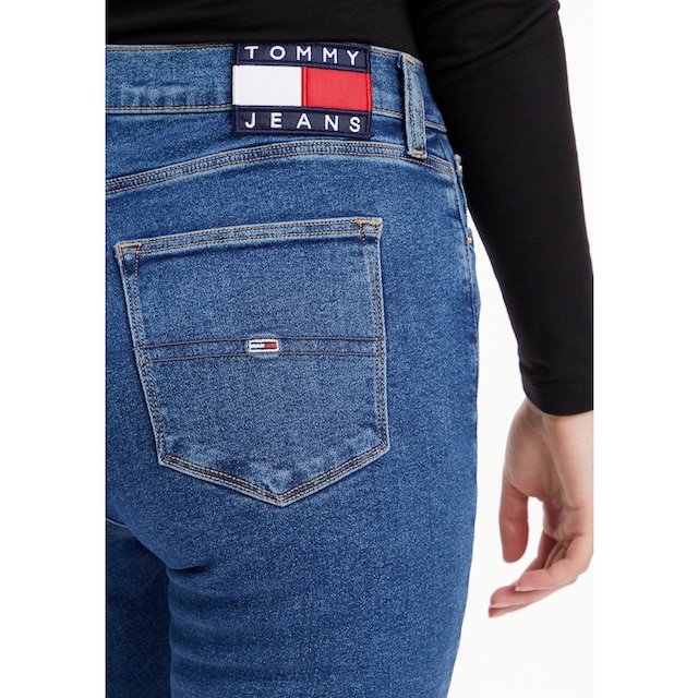 Tommy Jeans Schweiz Tommy online Skinny-fit-Jeans gestickter bei Jeans shoppen mit Jelmoli-Versand »Sylvia«, Logo-Flag