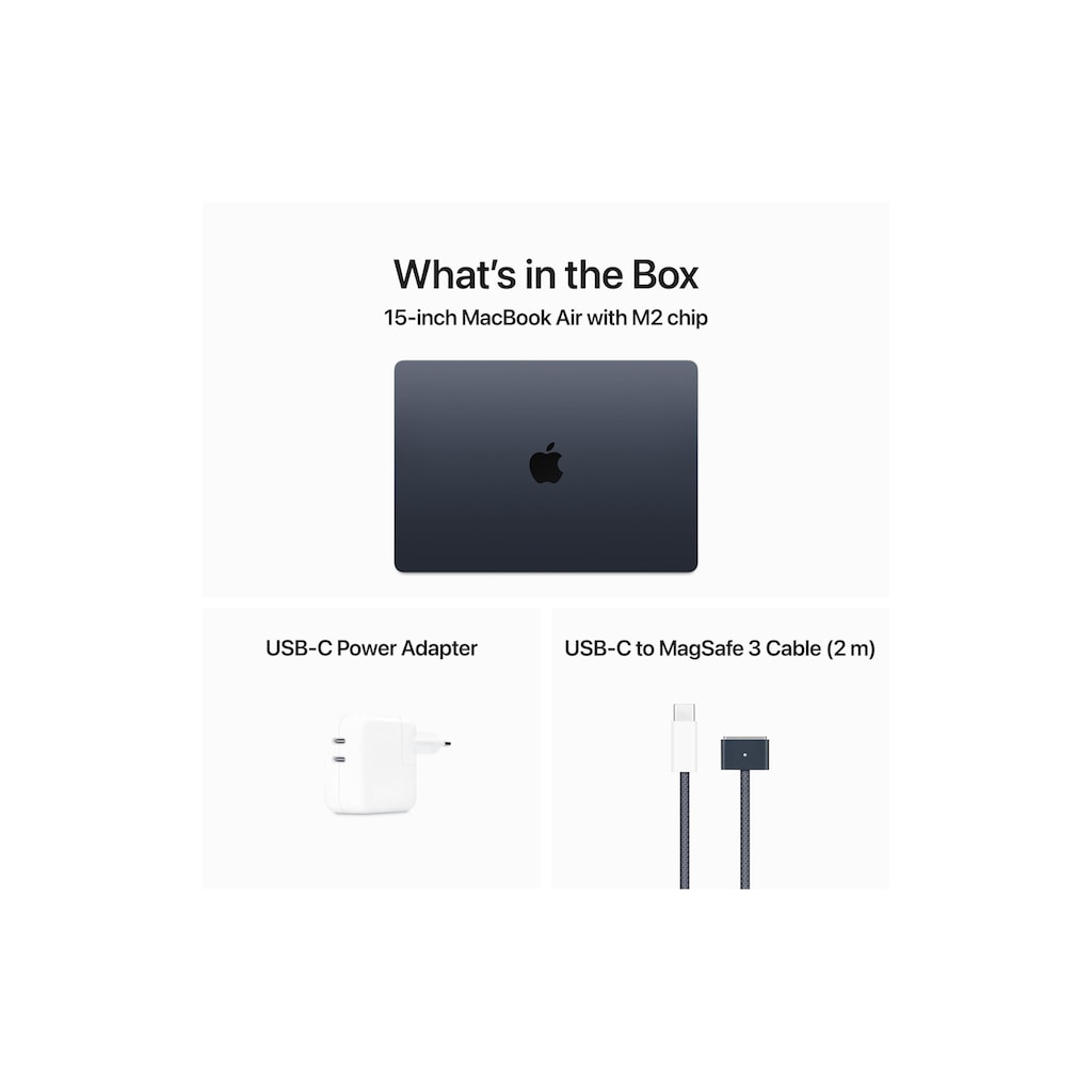 Apple MacBook Air 15 Zoll (2023), M2 Chip, 8C CPU, 10C GPU, QWERTY (US)