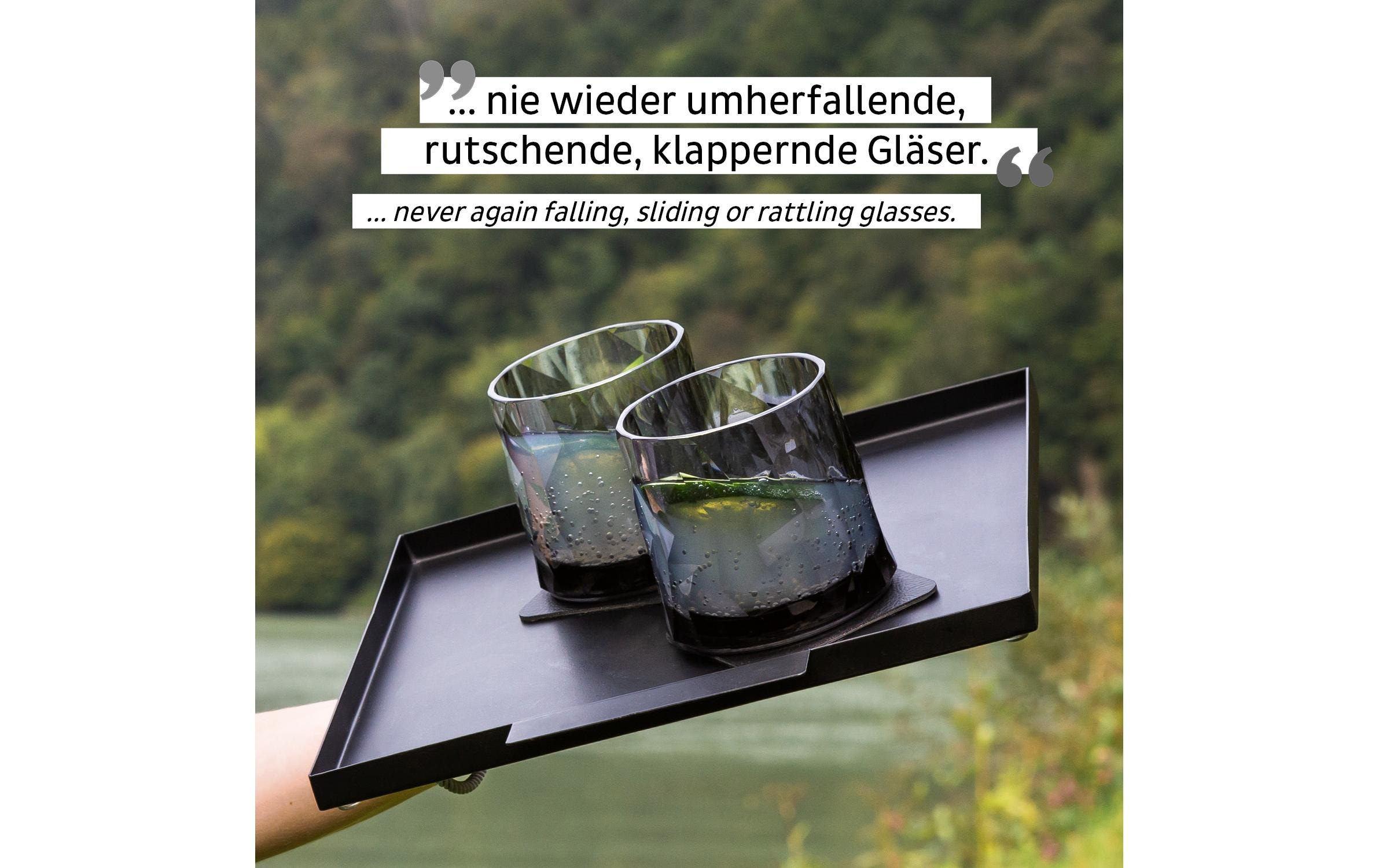 Glas »Silwy Magnet-Kunststoffgläser Tumbler Grau«
