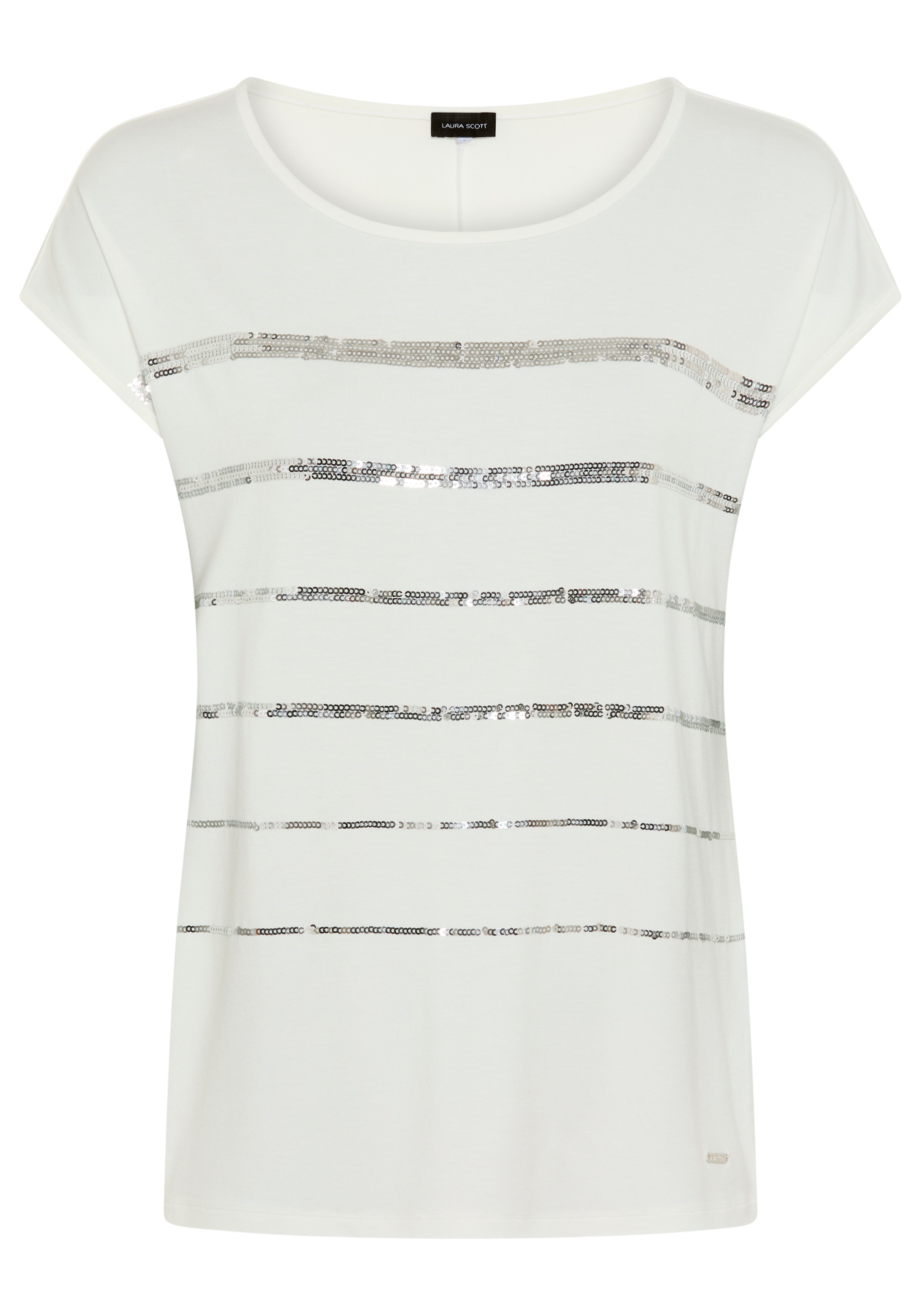 Laura Scott T-Shirt, ärmellos, hüftlang, mit glitzernden Pailletten - NEUE FARBEN