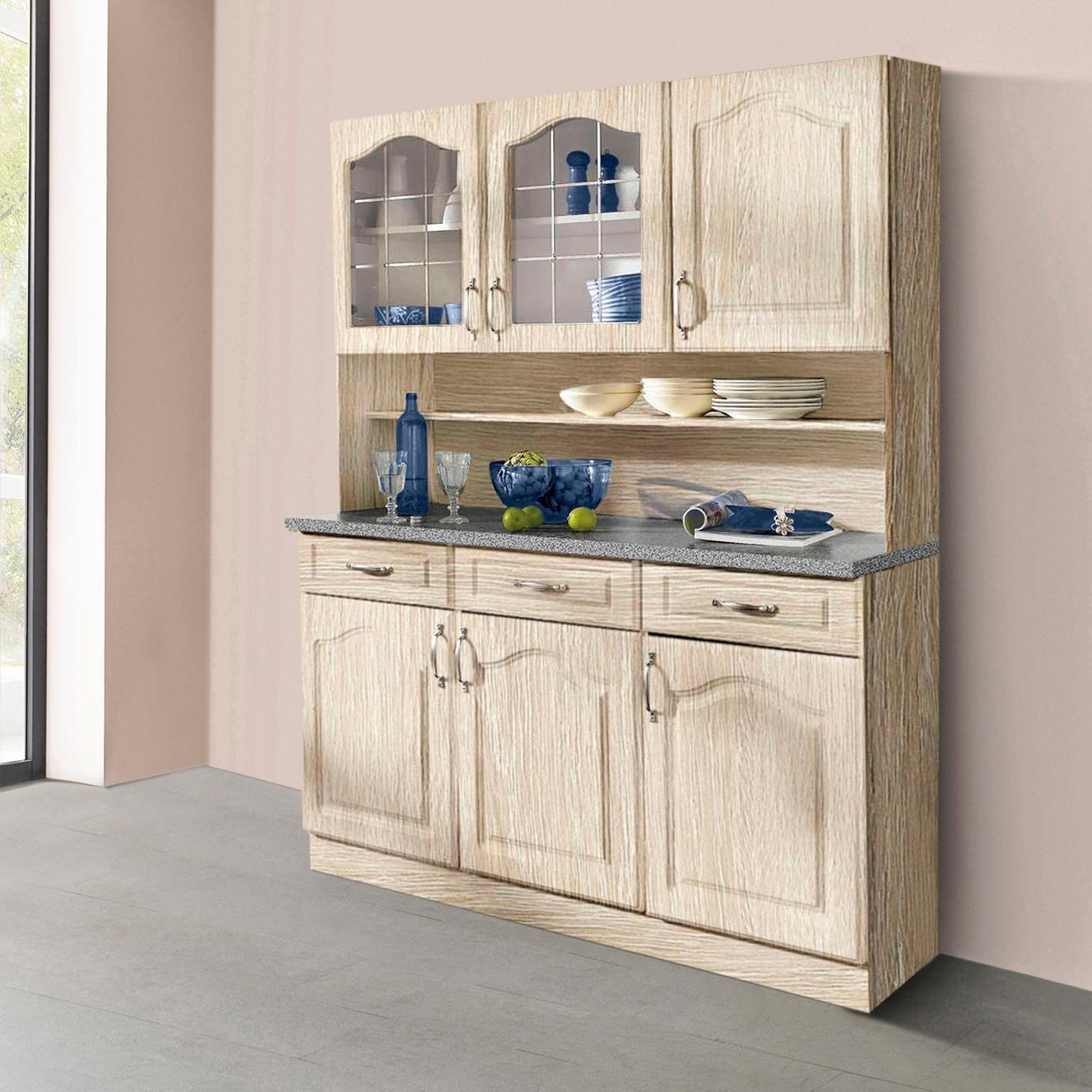 wiho Küchen Küchenbuffet "Linz" 150 cm breit, in Landhaus-Optik